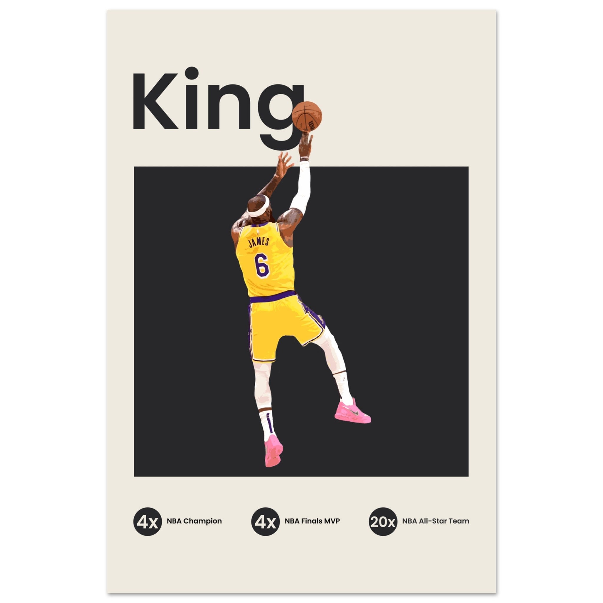 King - LeBron James - LEGENDS Edition - OverPrints