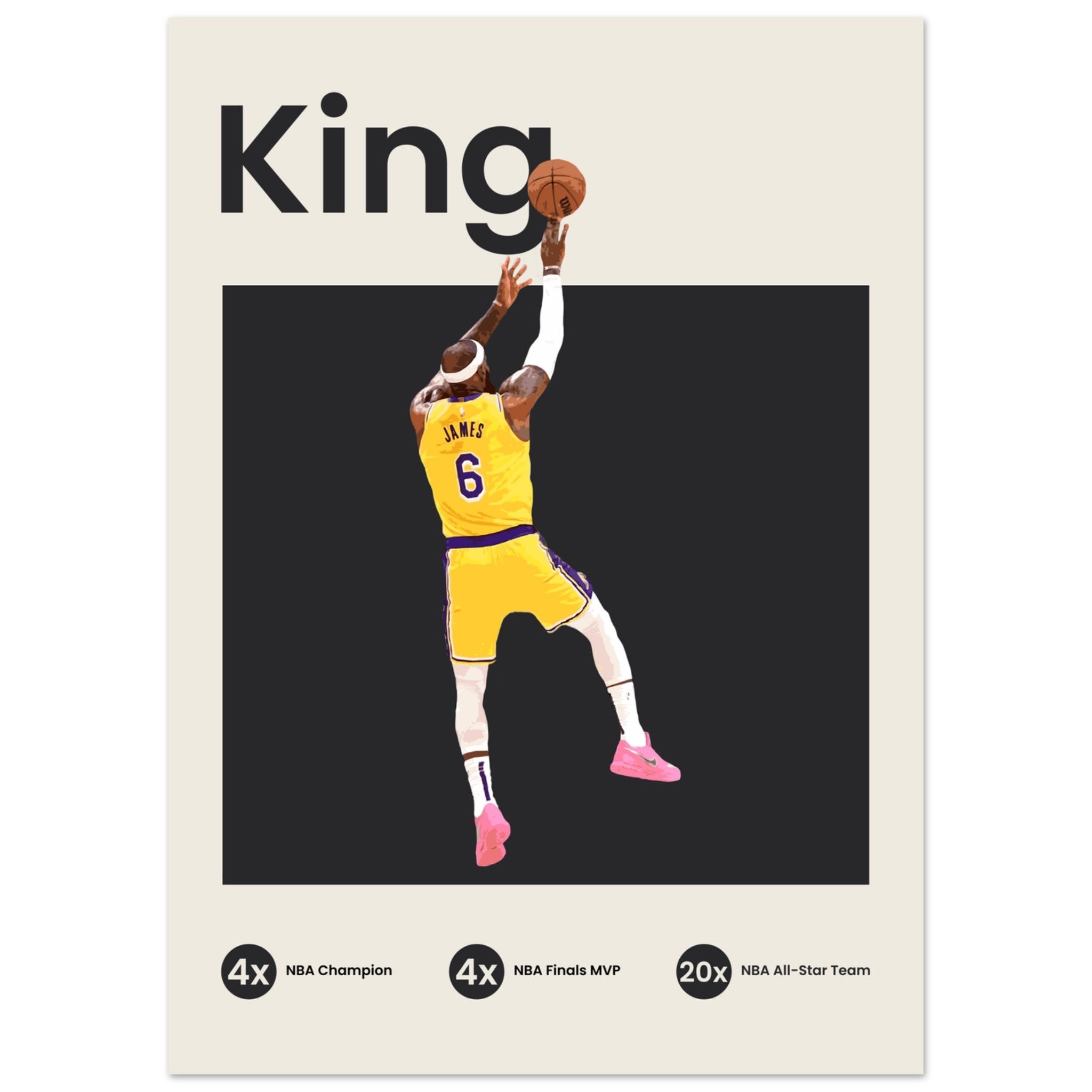 King - LeBron James - LEGENDS Edition - OverPrints