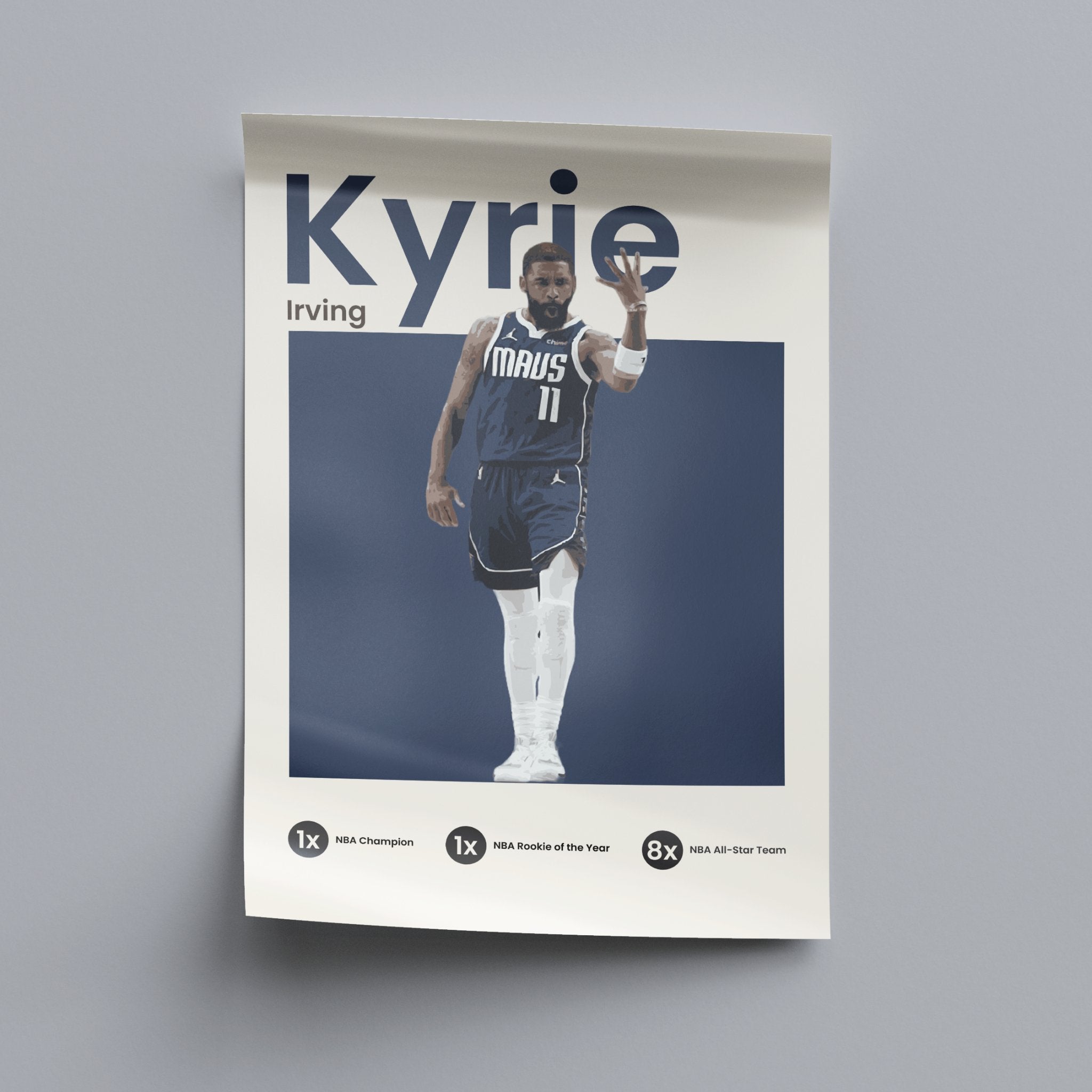 Kyrie Irving - Mavs - OverPrints