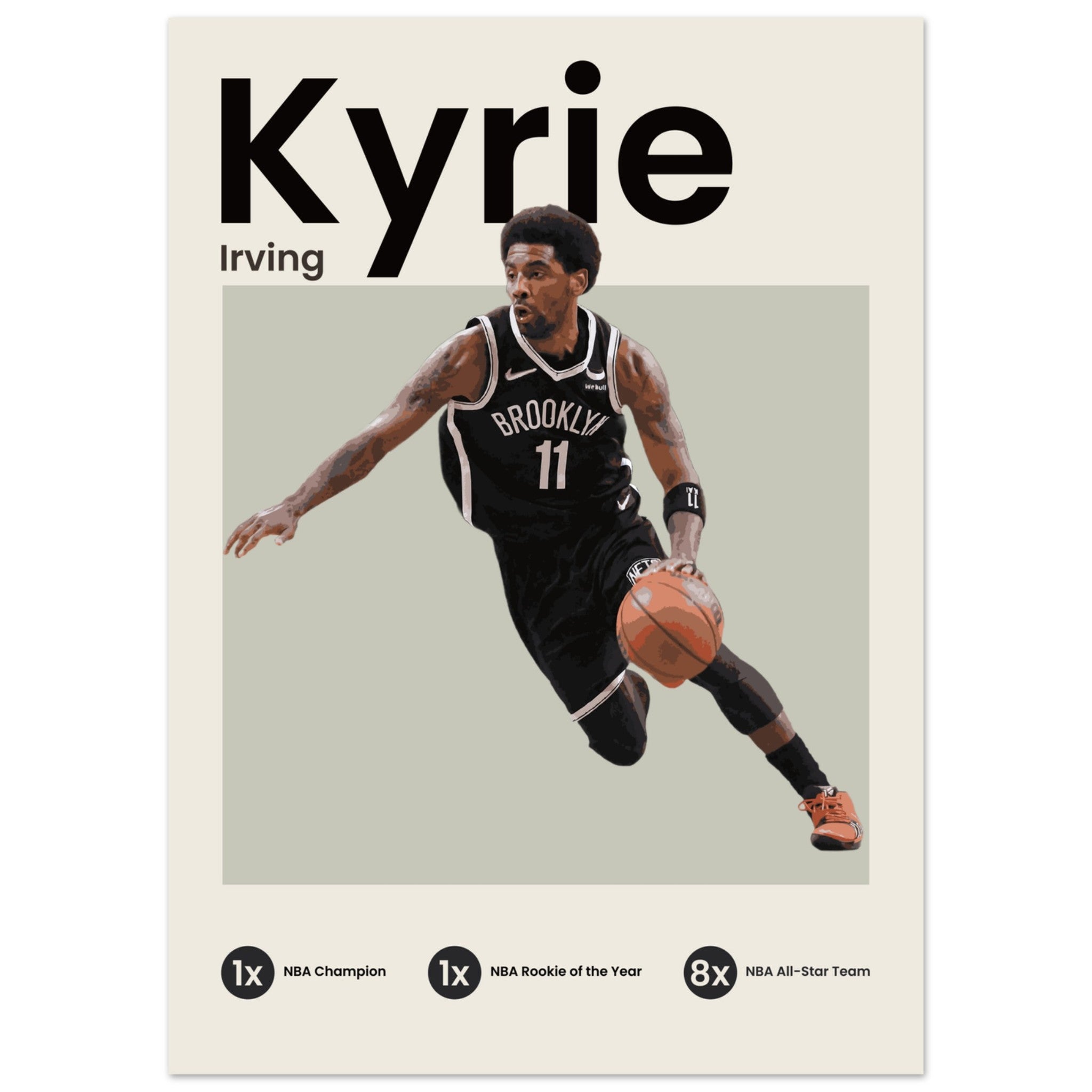 Kyrie Irving - Nets - OverPrints