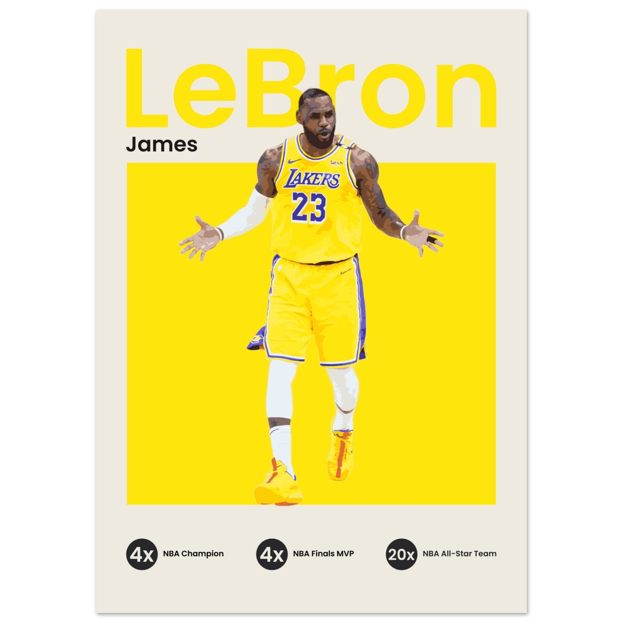 LeBron James - Lakers Edition - OverPrints