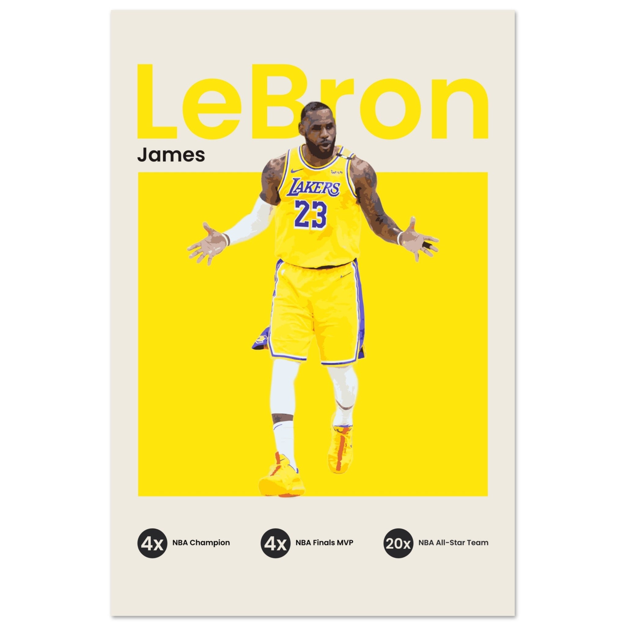 LeBron James - Lakers Edition - OverPrints