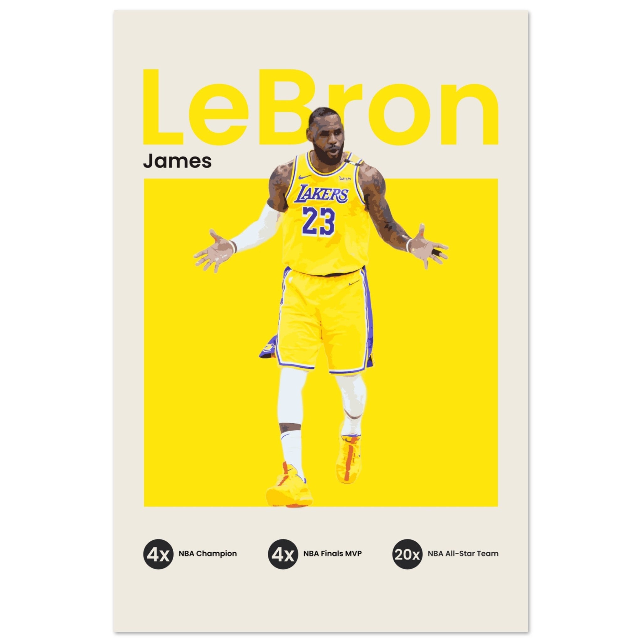 LeBron James - Lakers Edition - OverPrints