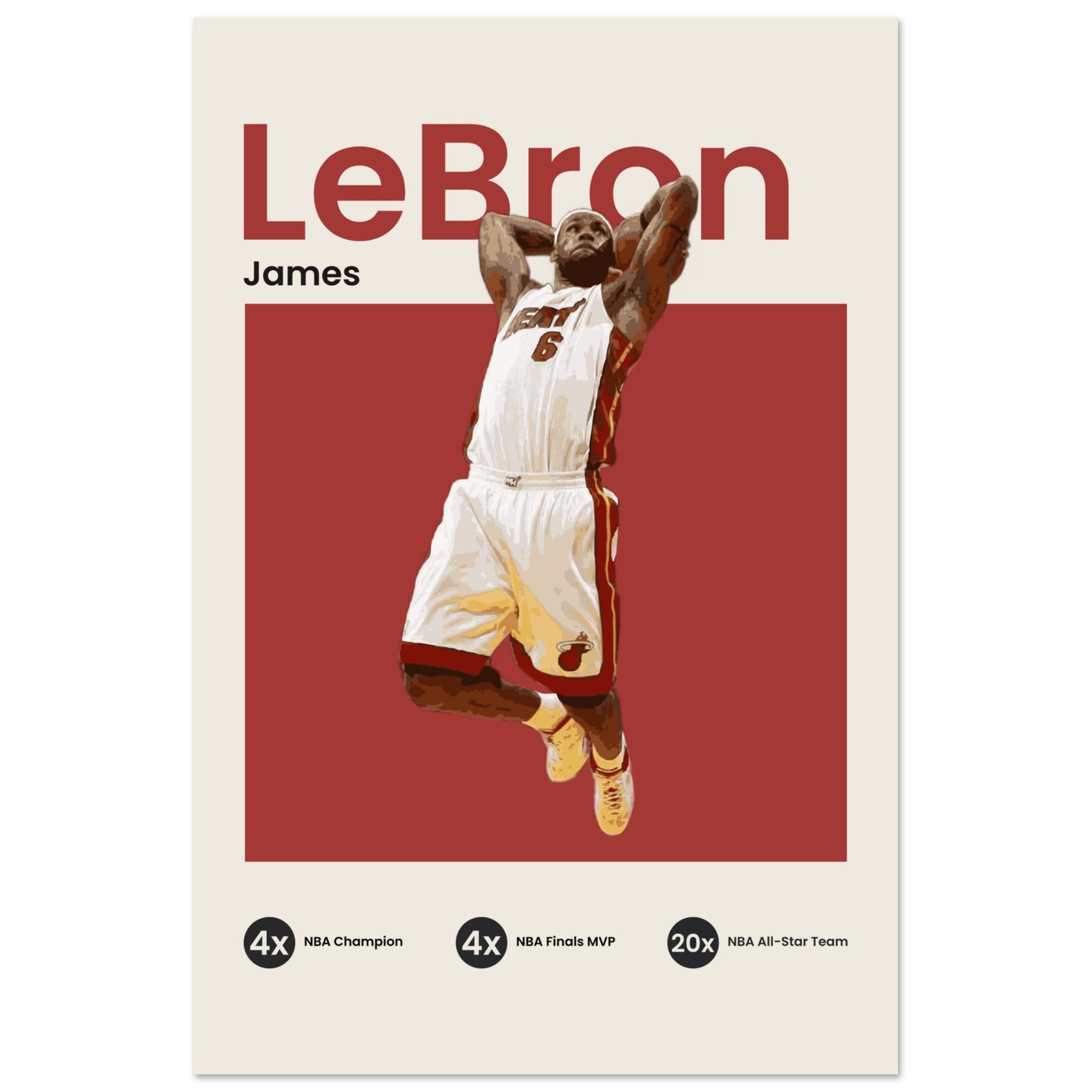 Lebron James - Miami - OverPrints