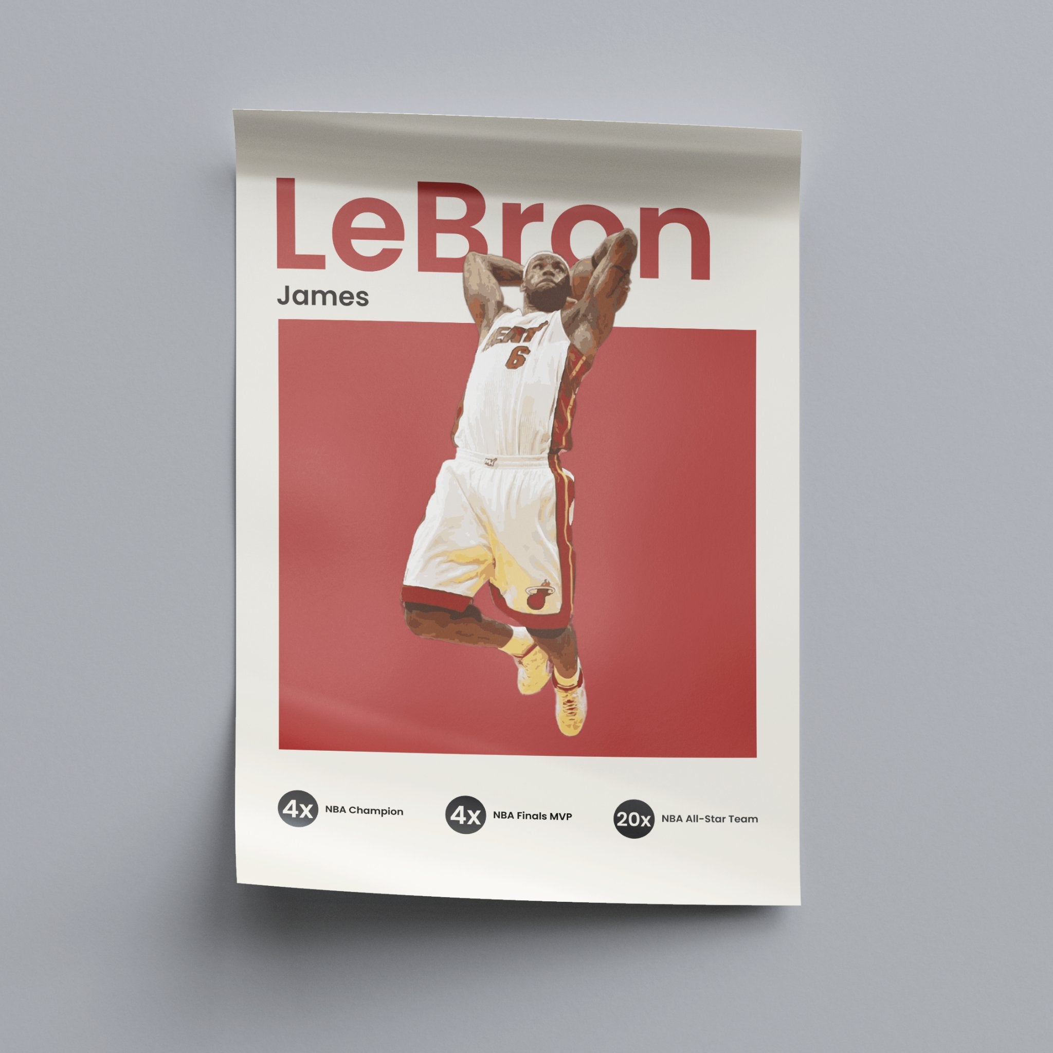 Lebron James - Miami - OverPrints