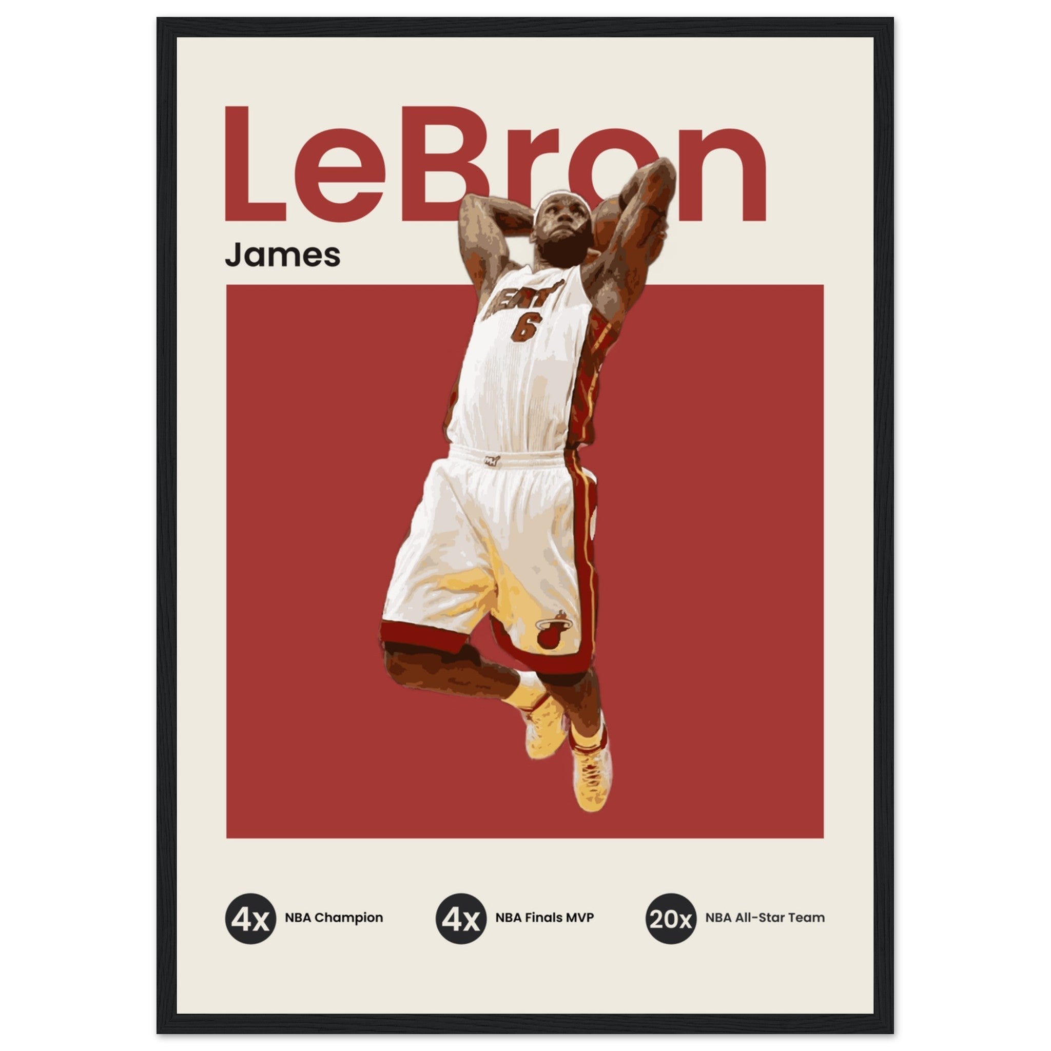 Lebron James - Miami - OverPrints