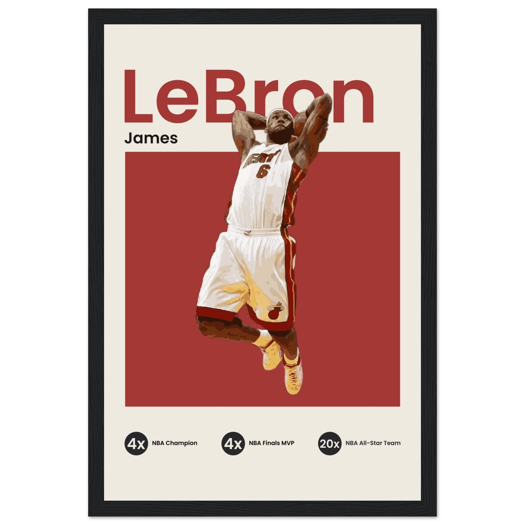 Lebron James - Miami - OverPrints