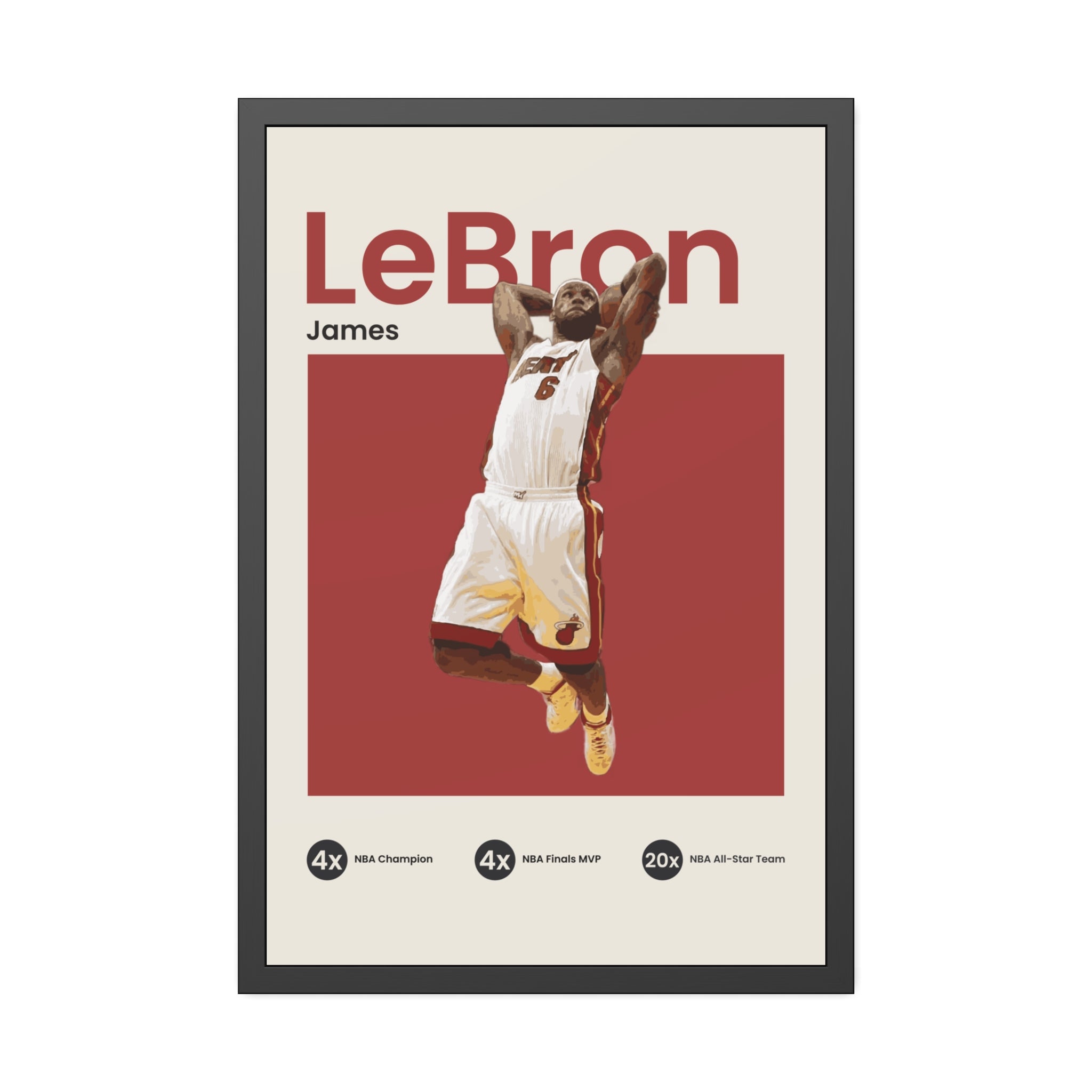 Lebron James - Miami - OverPrints