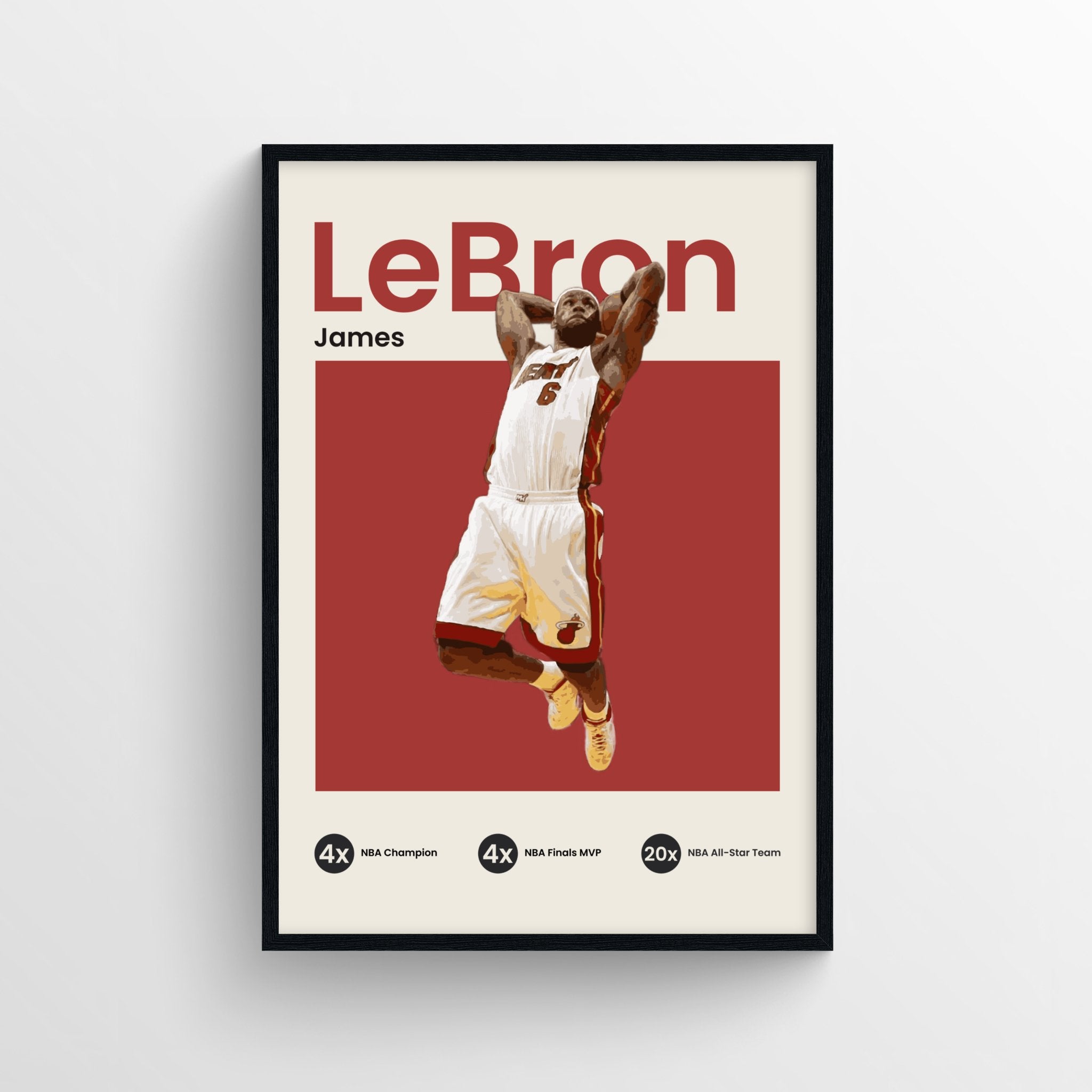 Lebron James - Miami - OverPrints