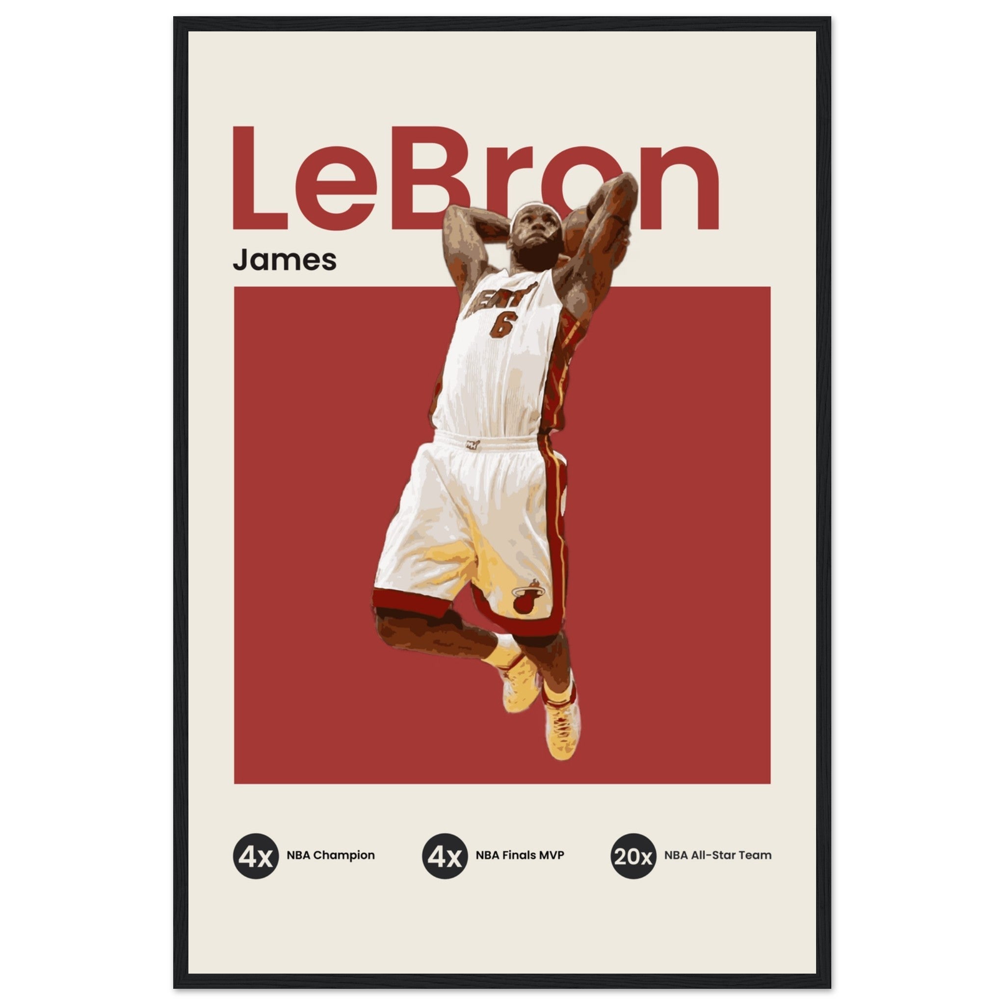 Lebron James - Miami - OverPrints