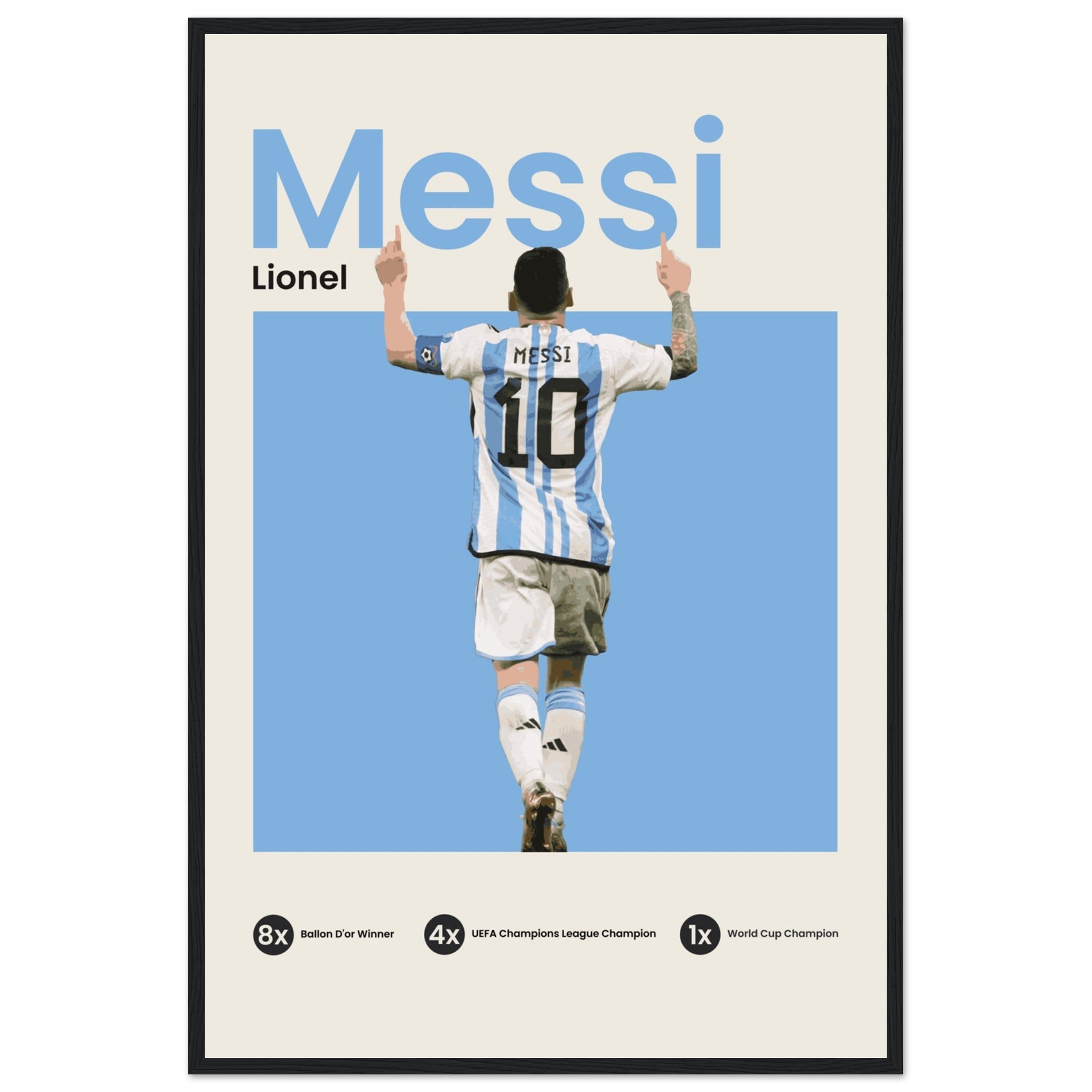 Lionel Messi - Argentina - OverPrints