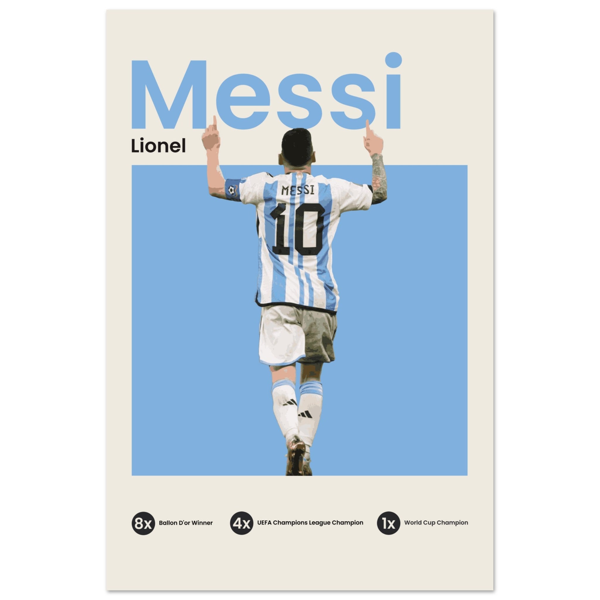 Lionel Messi - Argentina - OverPrints