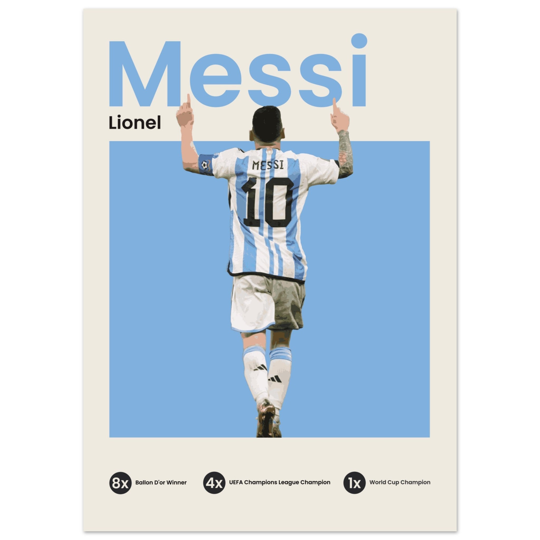 Lionel Messi - Argentina - OverPrints