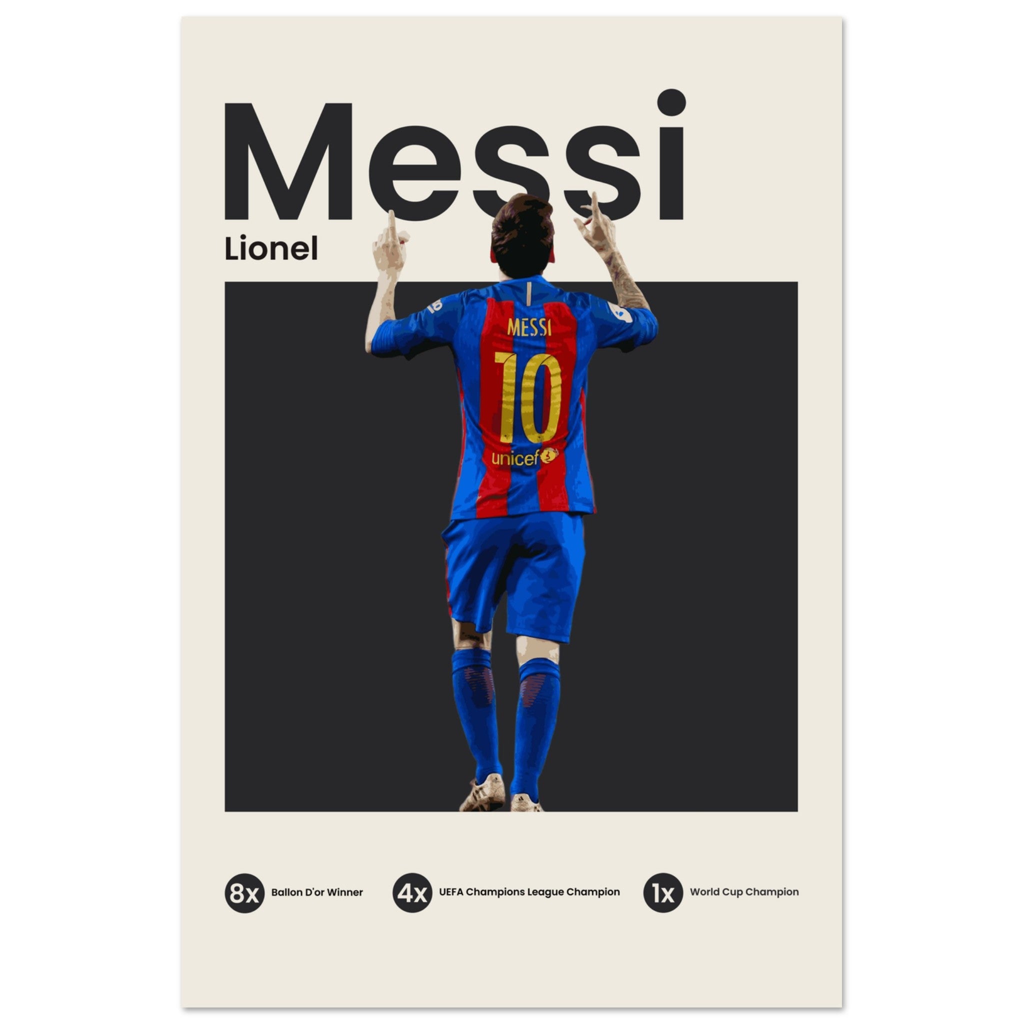 Lionel Messi - Barcelona - OverPrints