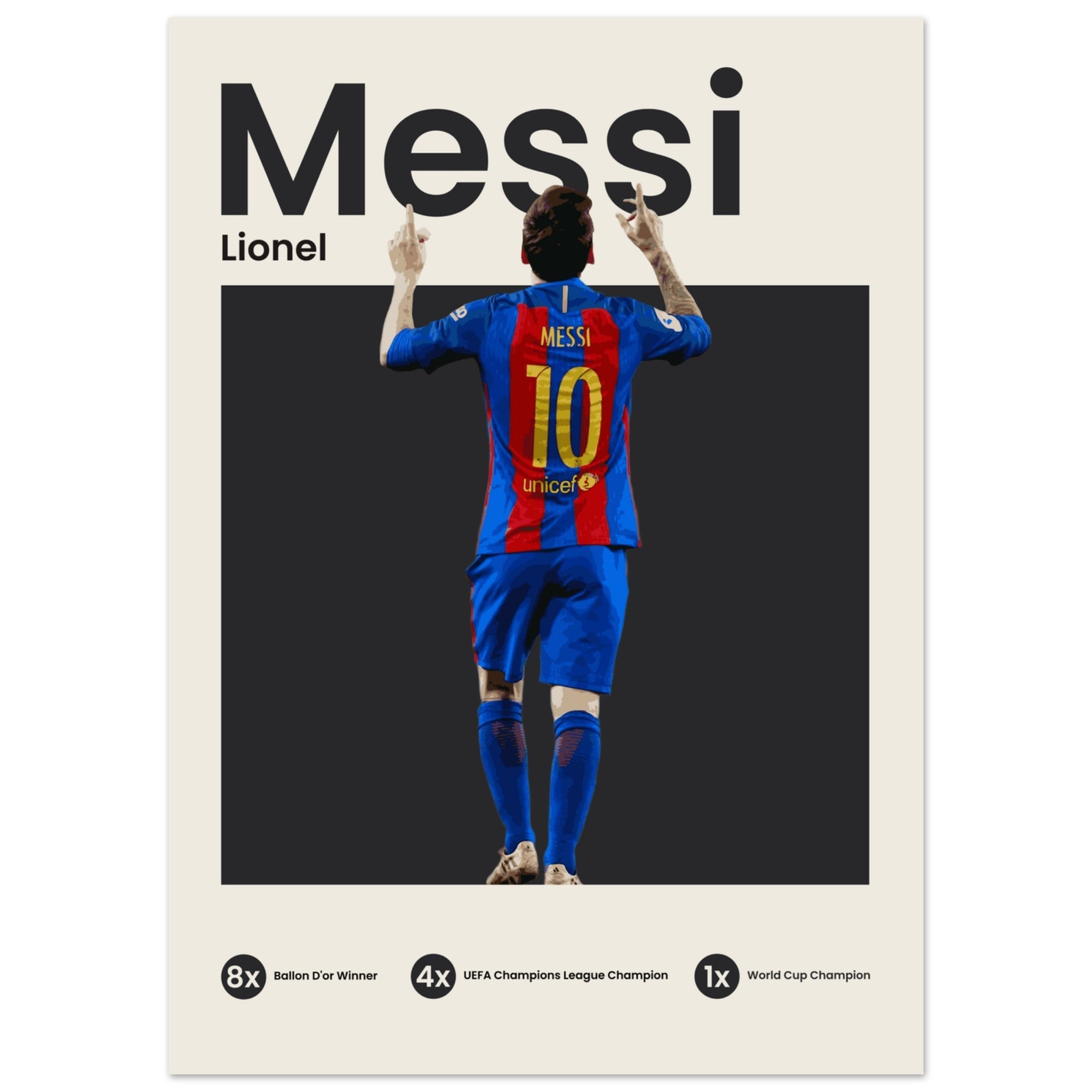 Lionel Messi - Barcelona - OverPrints