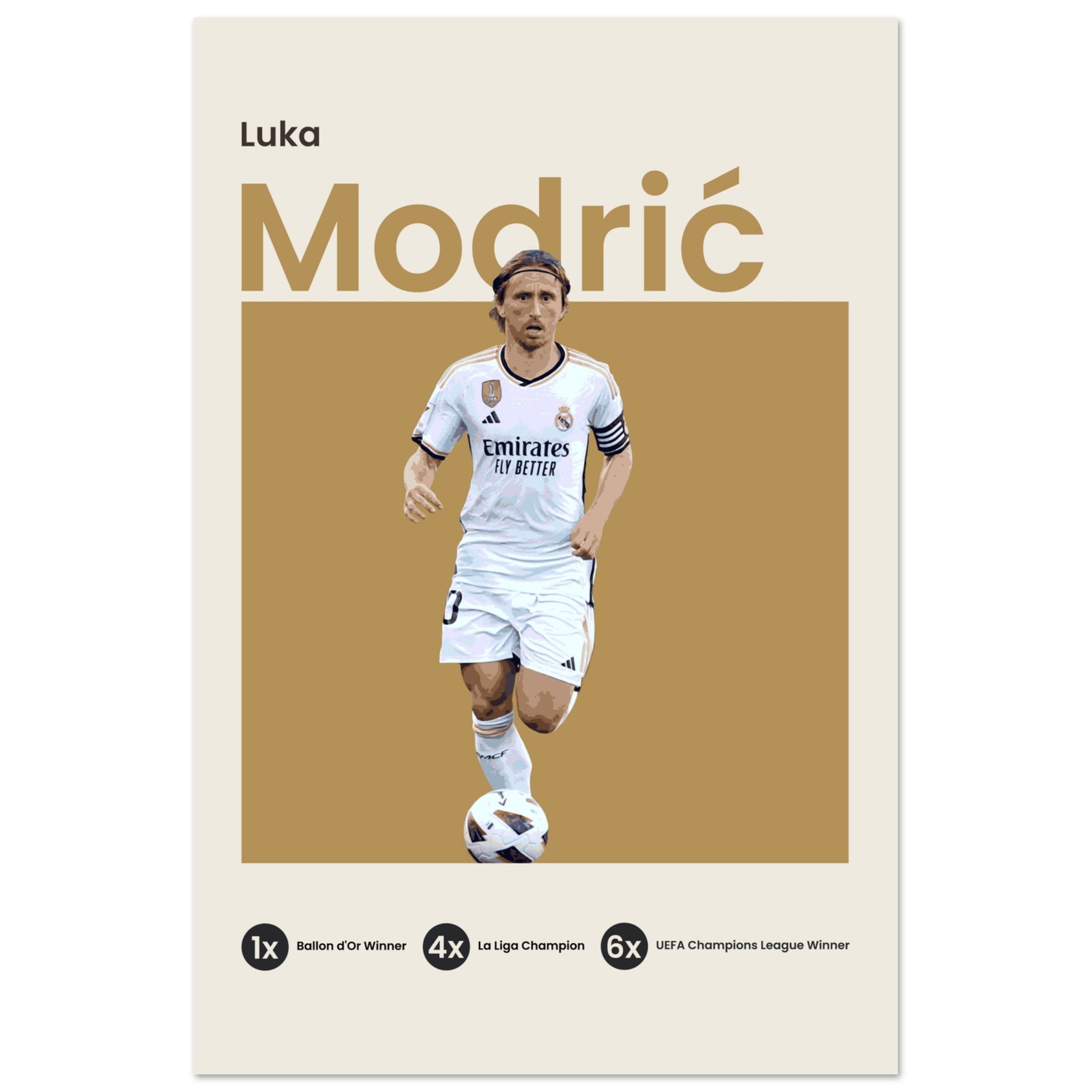 Luka Modric - Real Madrid - OverPrints