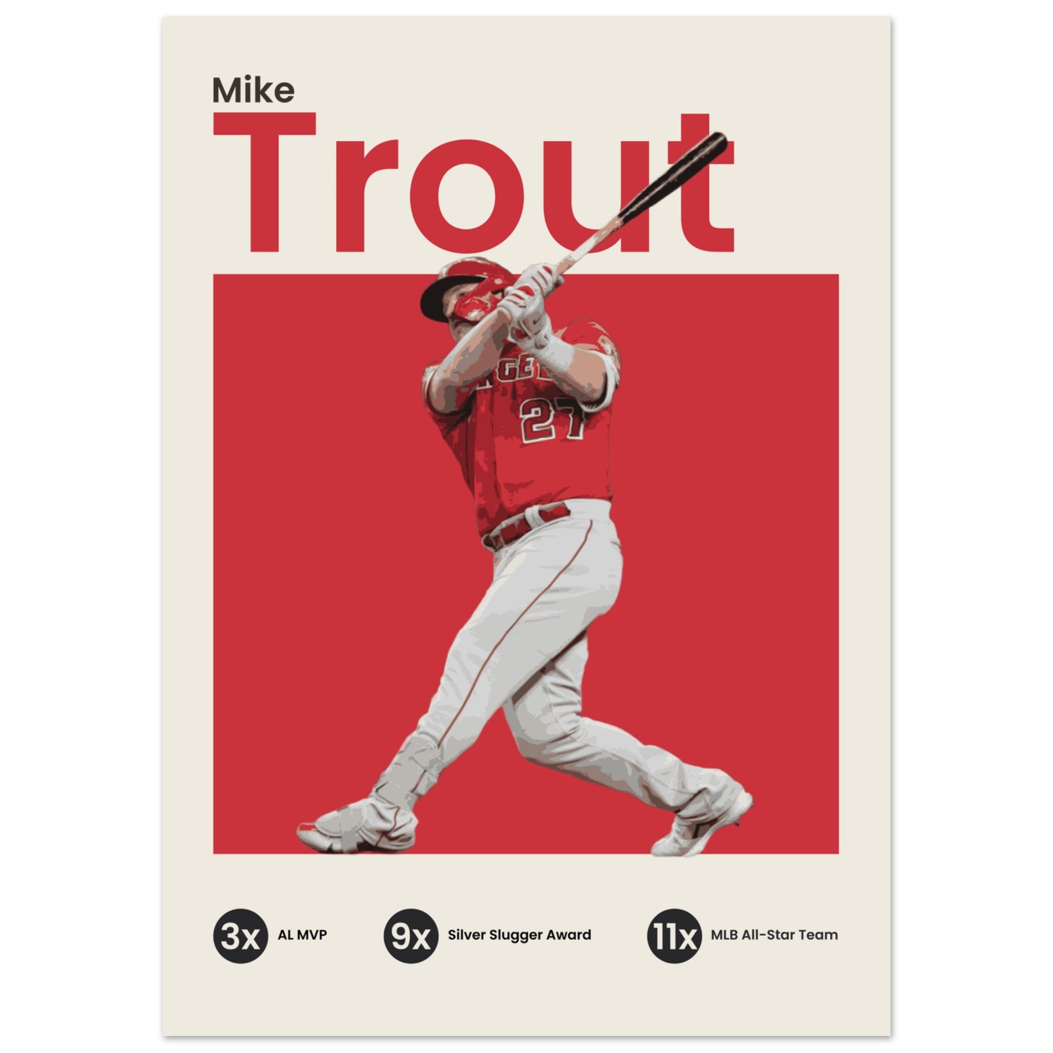 Mike Trout - OverPrints