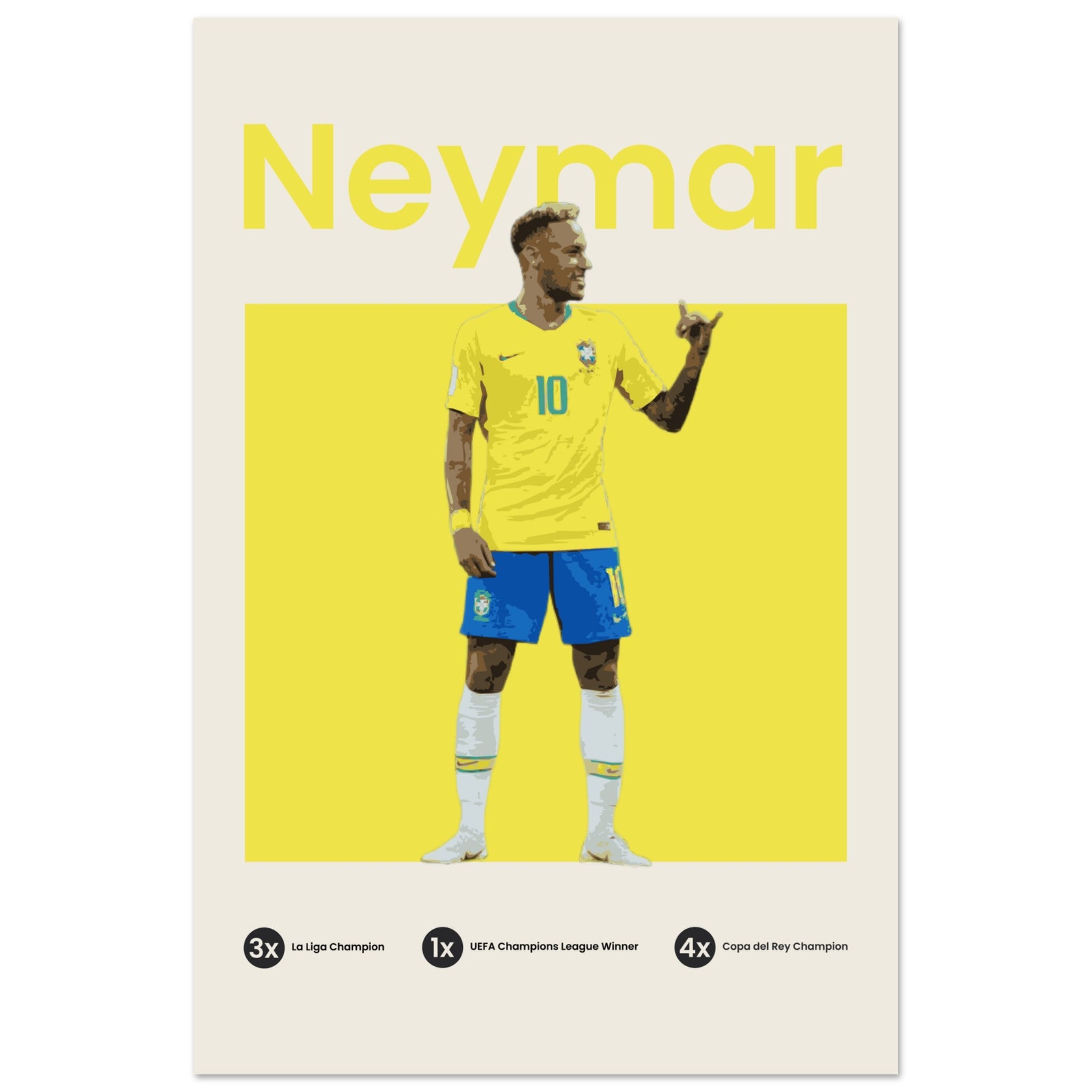 Neymar - Yellow - OverPrints