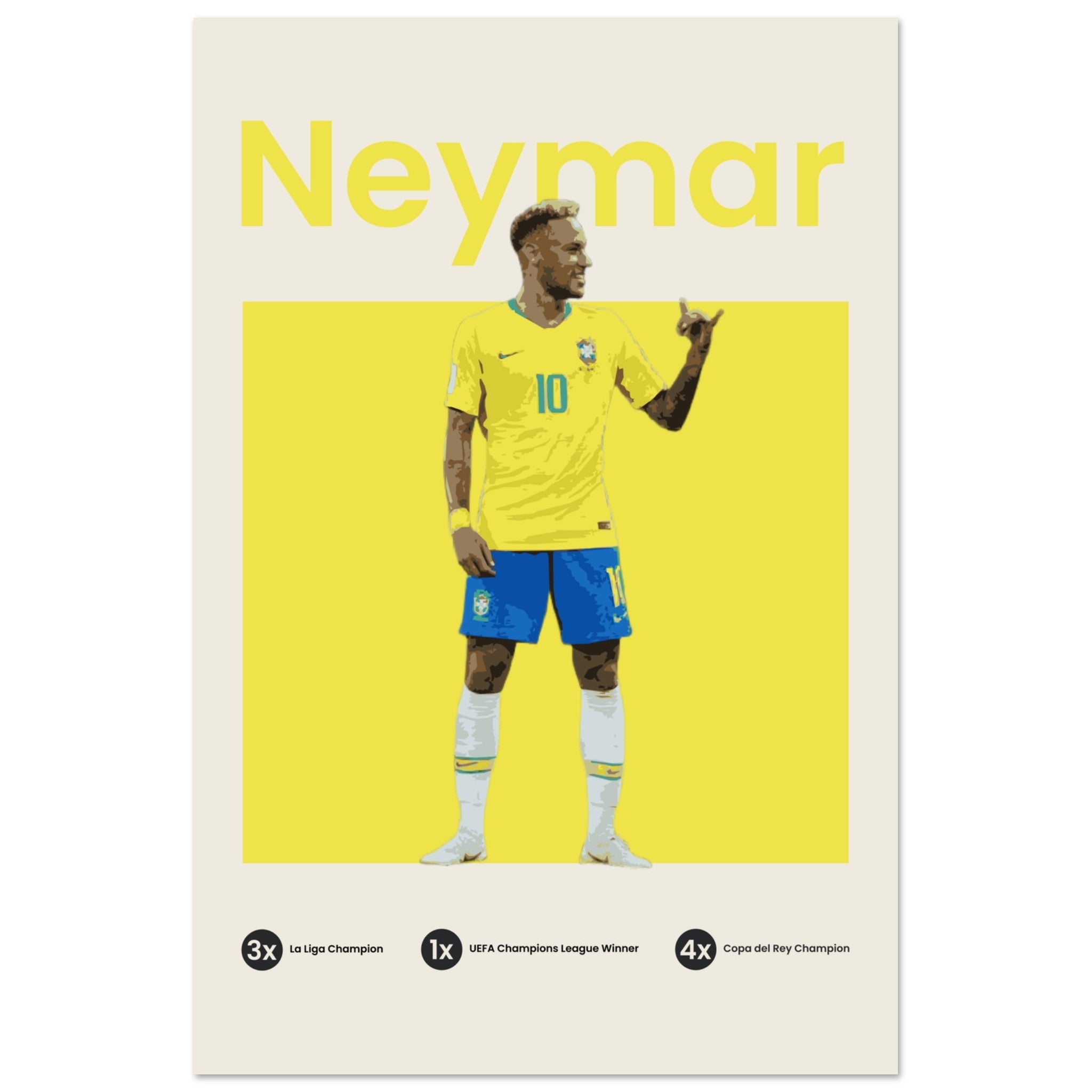 Neymar - Yellow - OverPrints