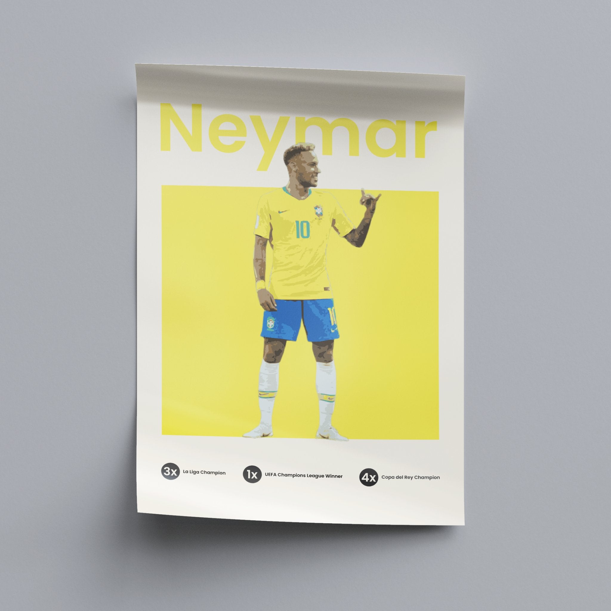 Neymar - Yellow - OverPrints