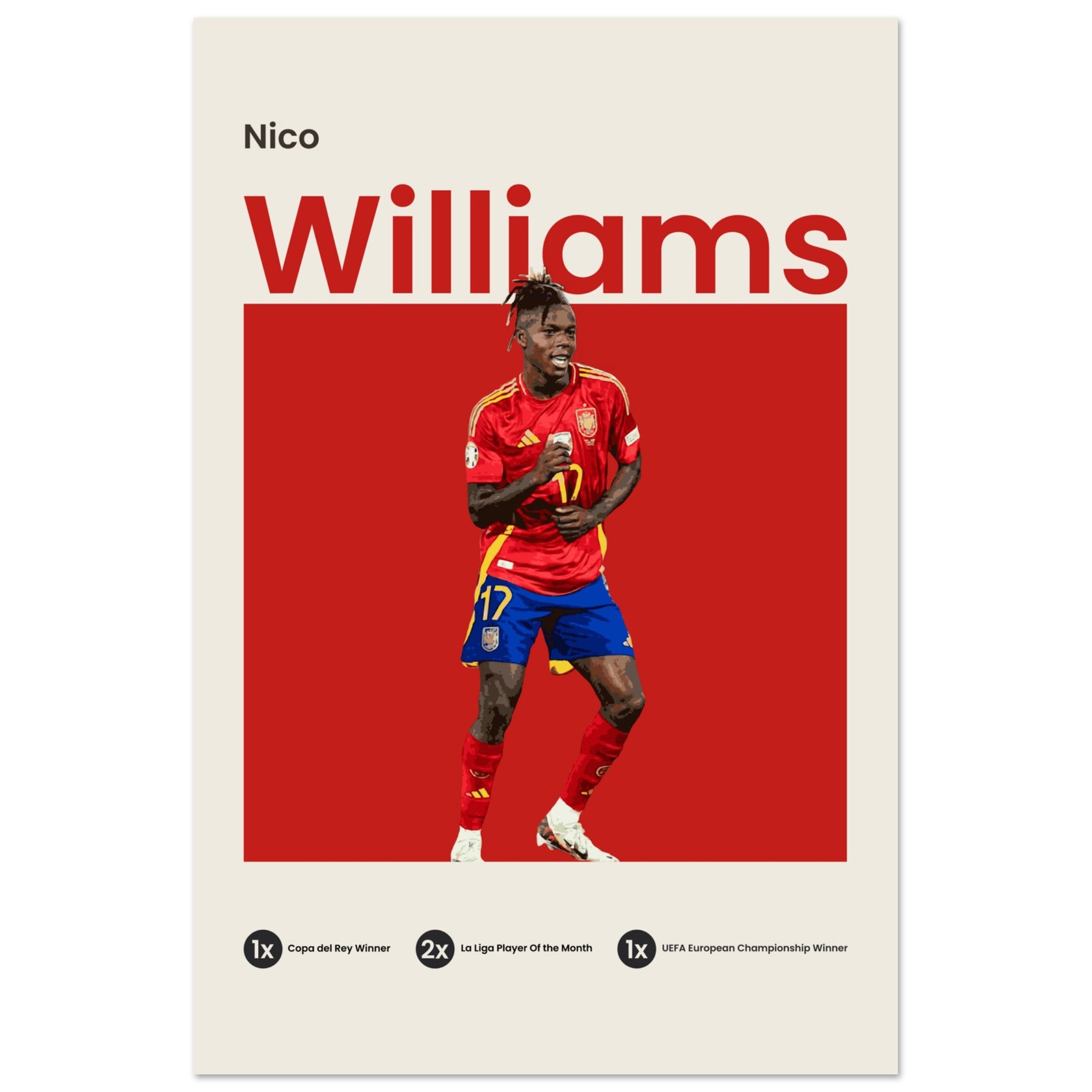 Nico Williams - Euro 2024 - OverPrints