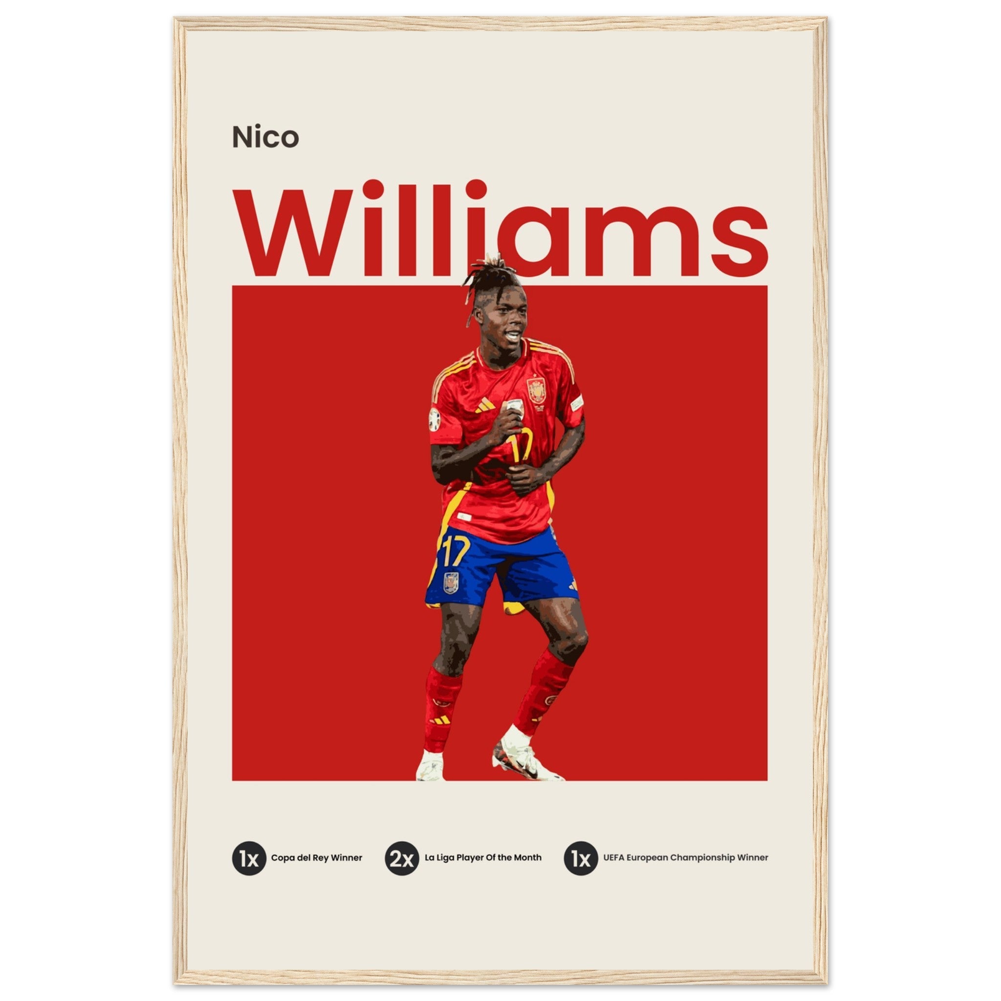 Nico Williams - Euro 2024 - OverPrints