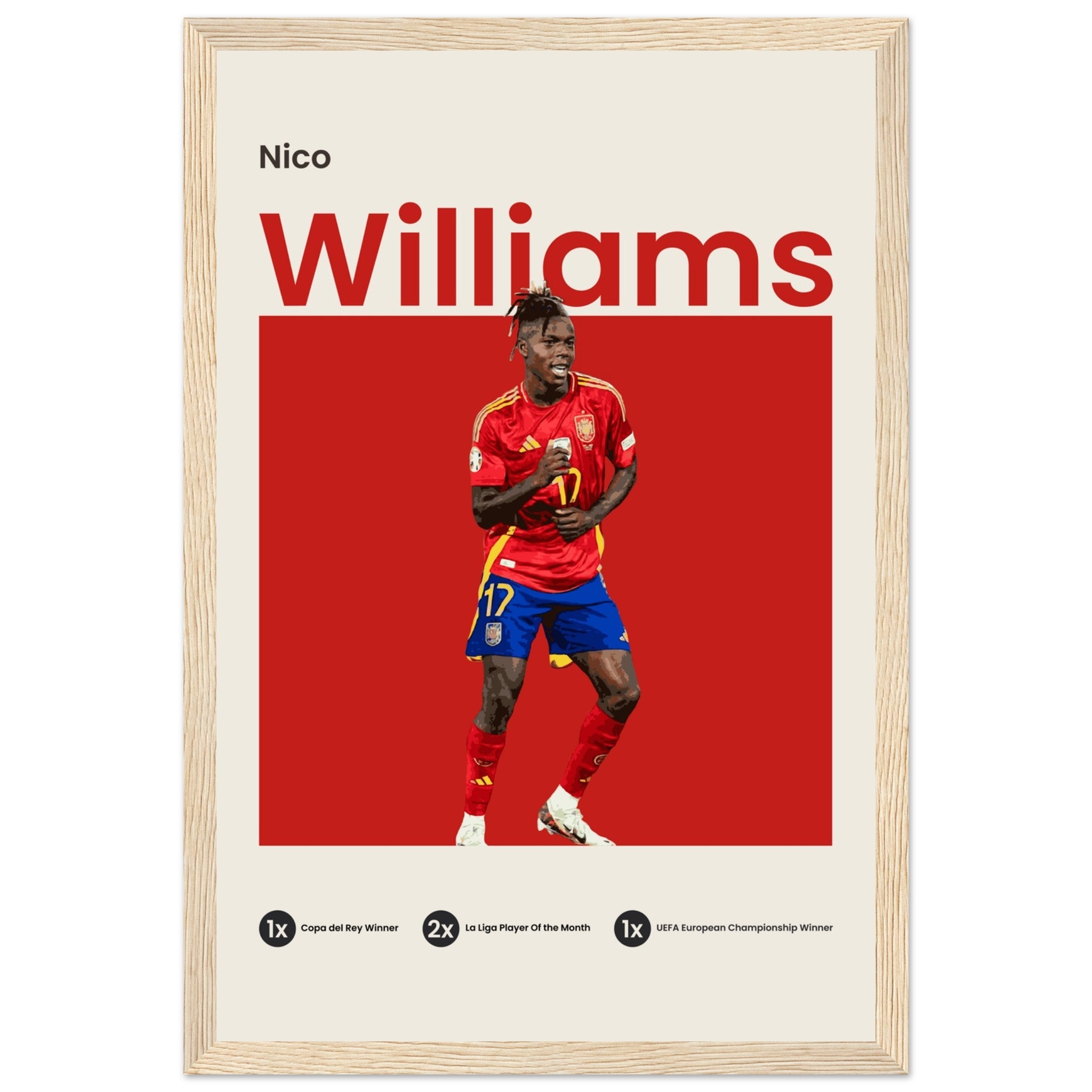 Nico Williams - Euro 2024 - OverPrints