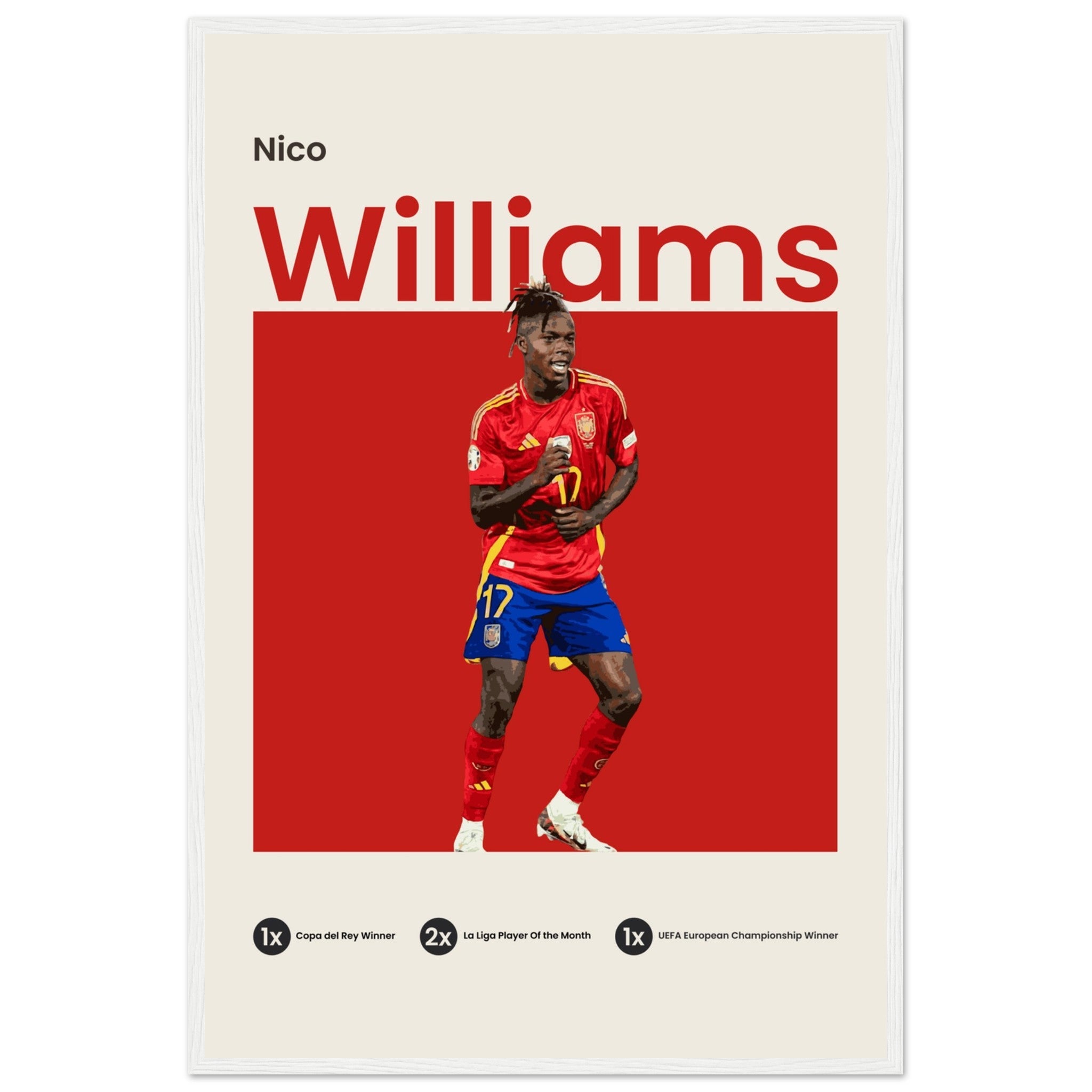 Nico Williams - Euro 2024 - OverPrints