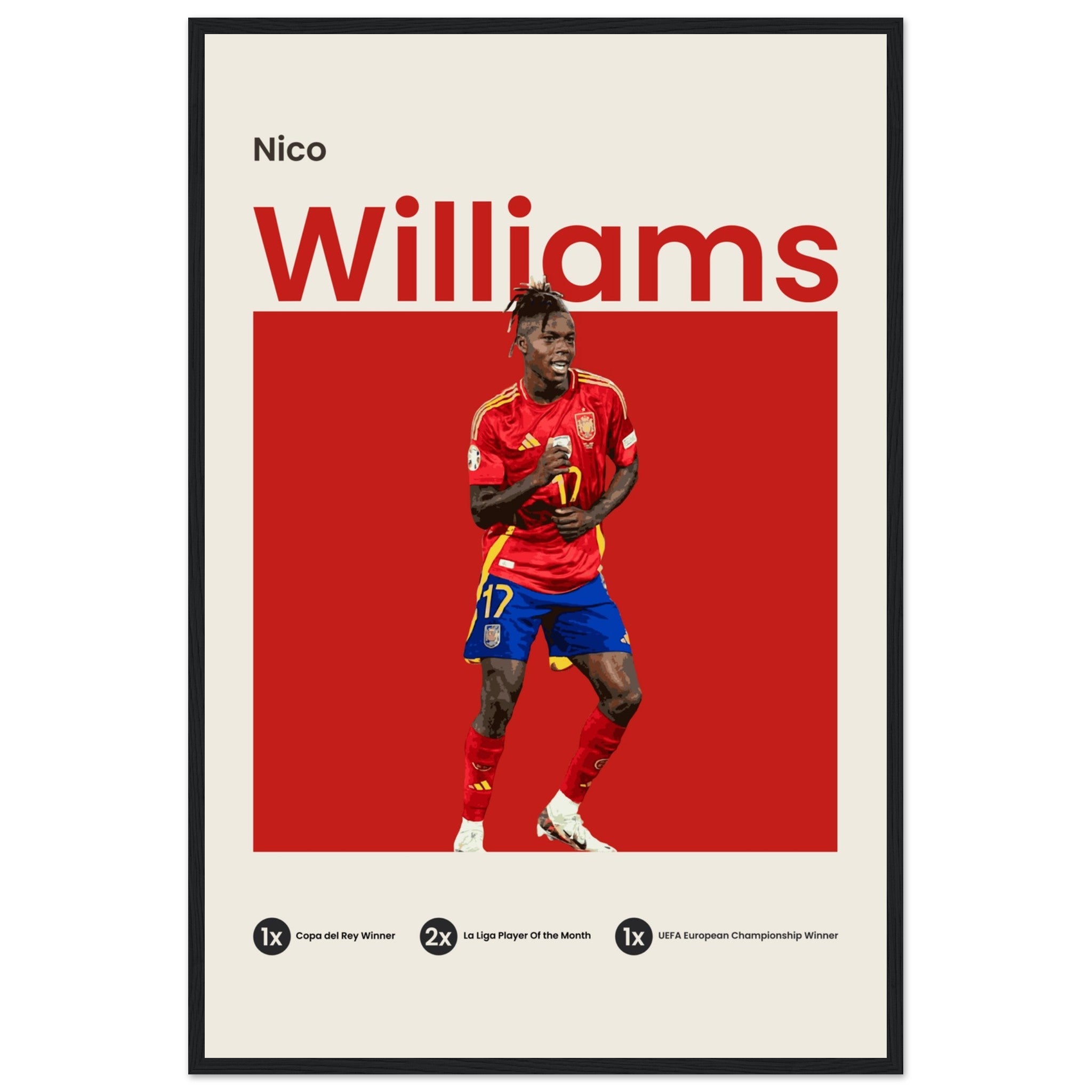 Nico Williams - Euro 2024 - OverPrints