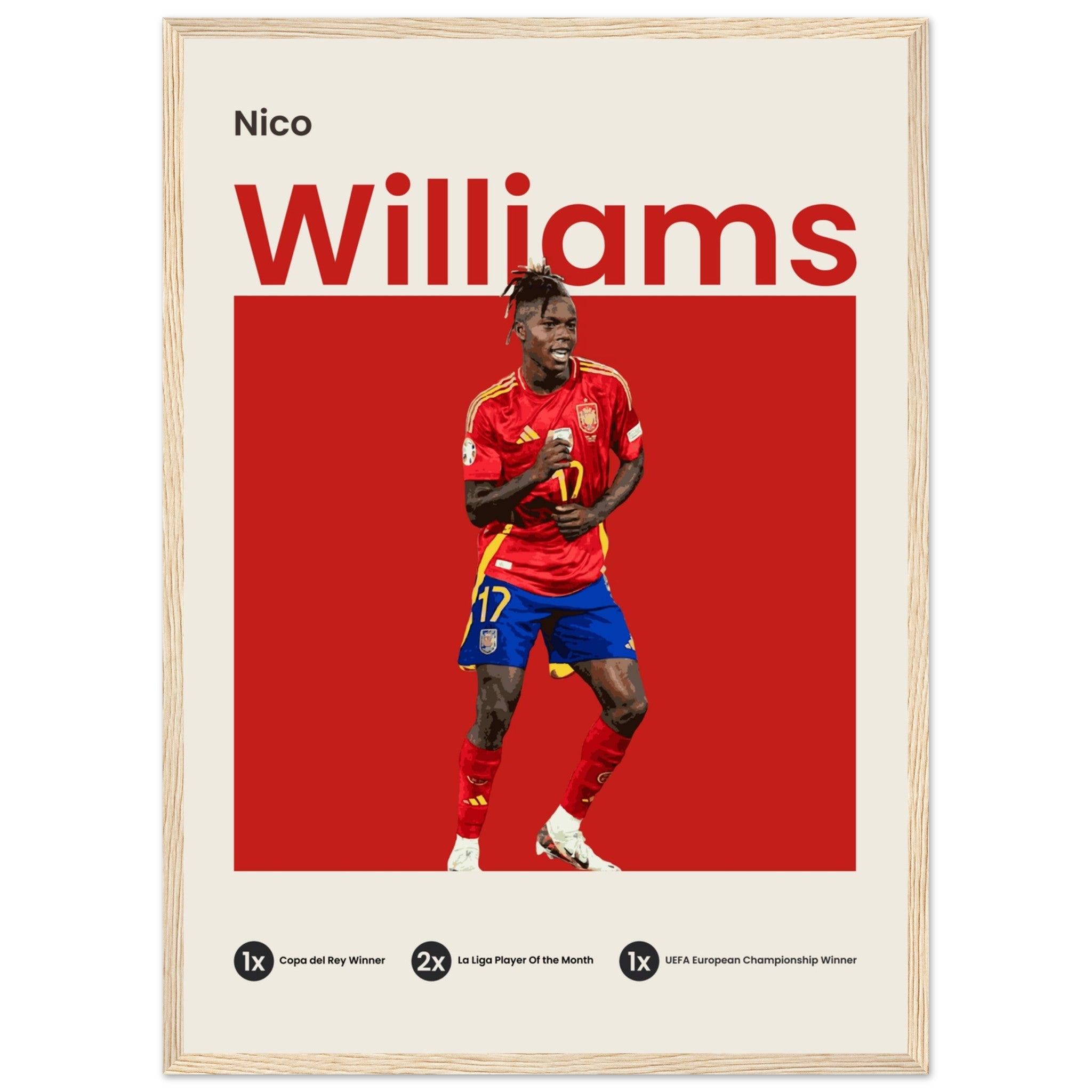 Nico Williams - Euro 2024 - OverPrints