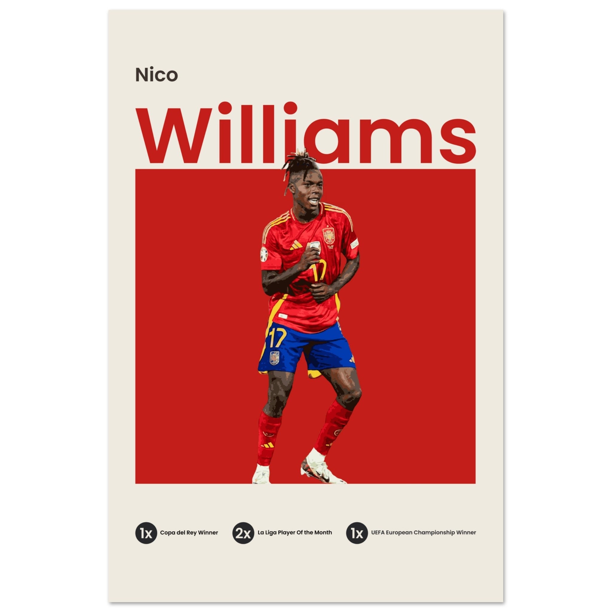 Nico Williams - Euro 2024 - OverPrints