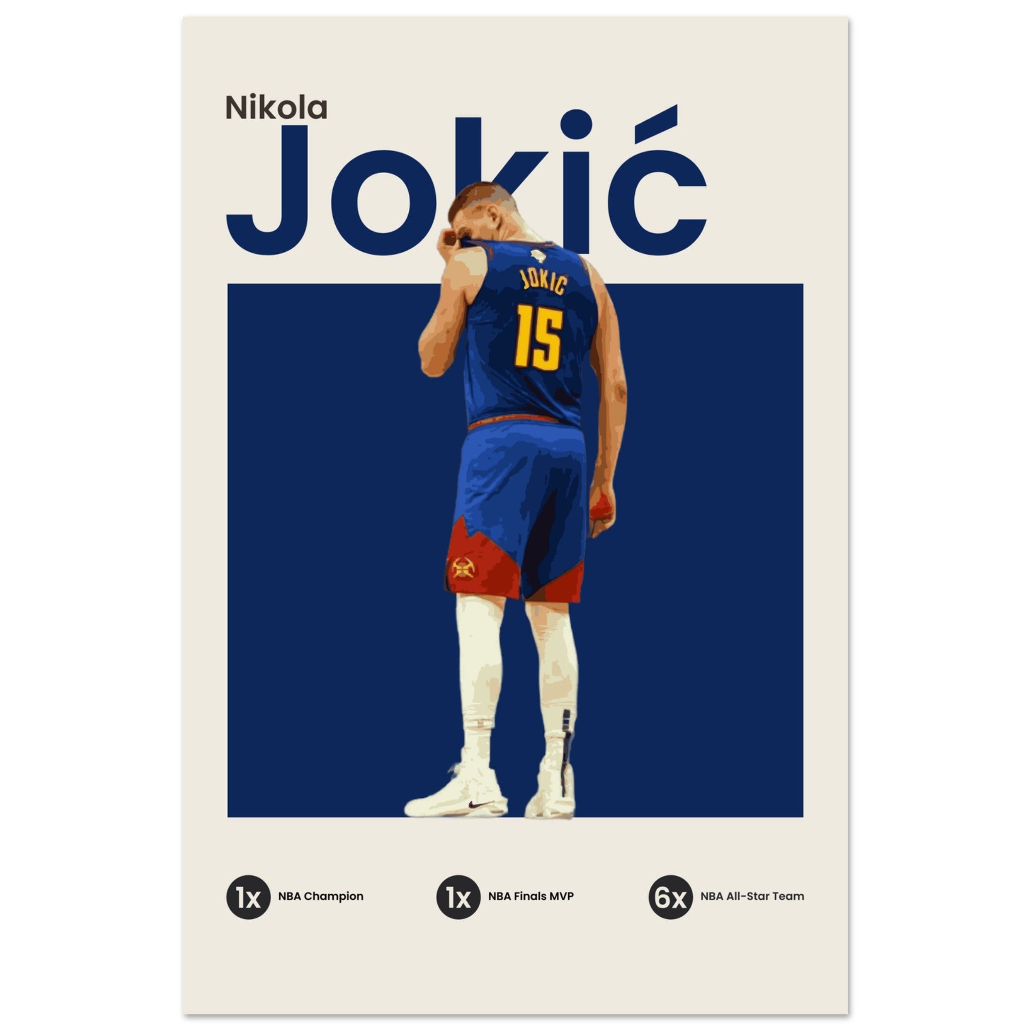 Nikola Jokić - Blue - OverPrints