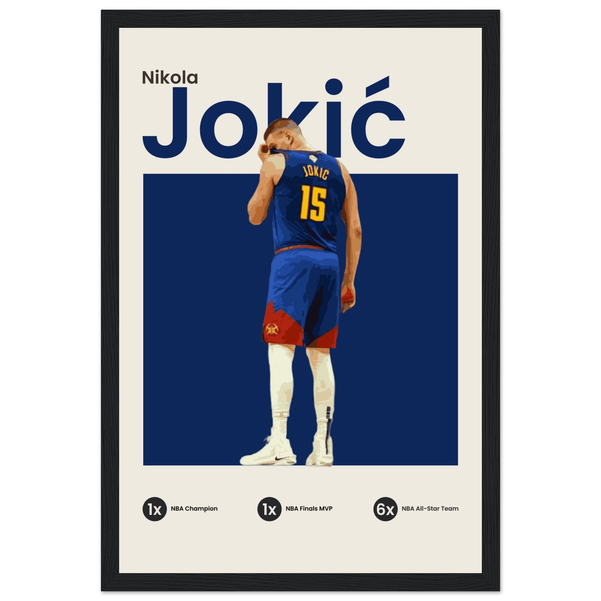 Nikola Jokić - Blue - OverPrints