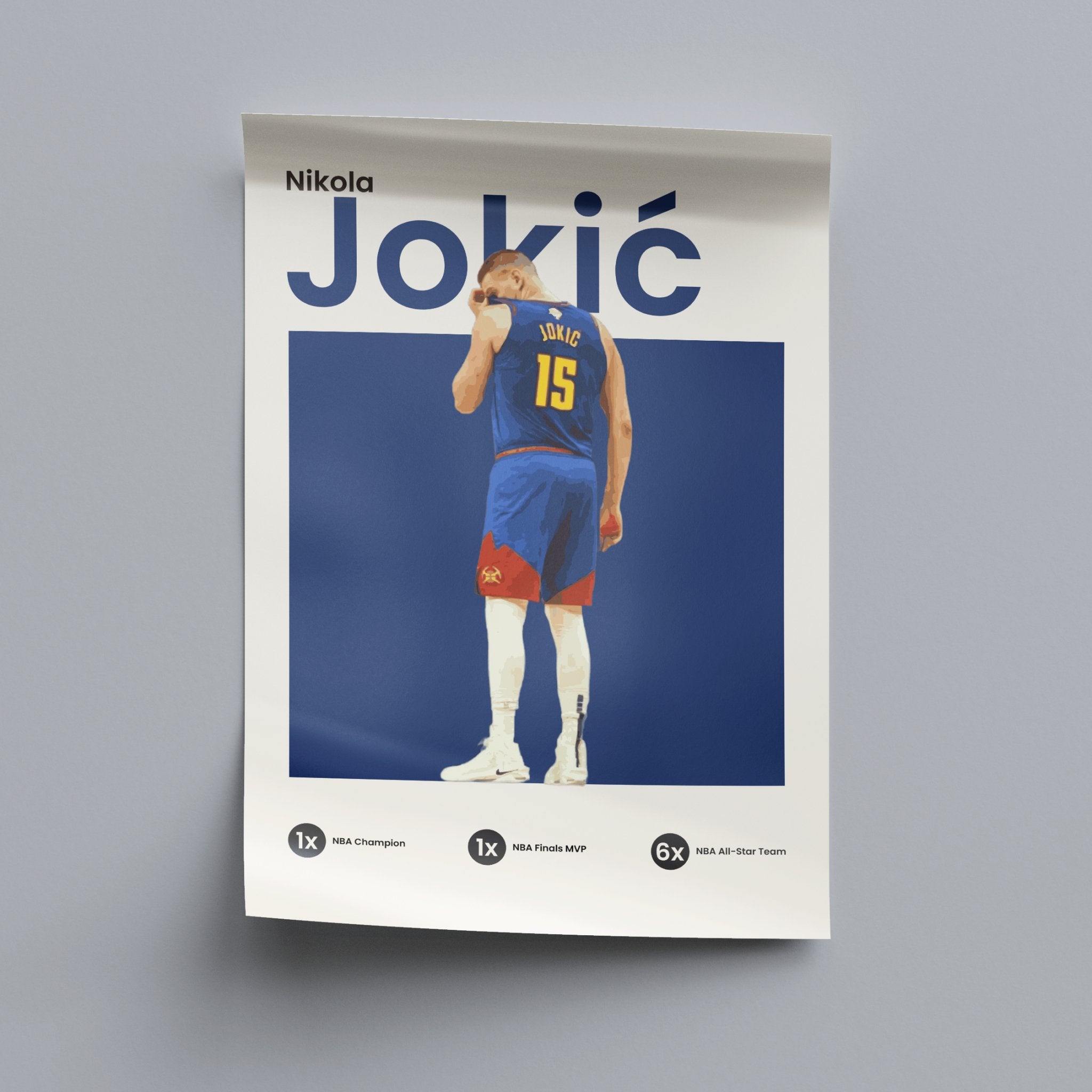 Nikola Jokić - Blue - OverPrints