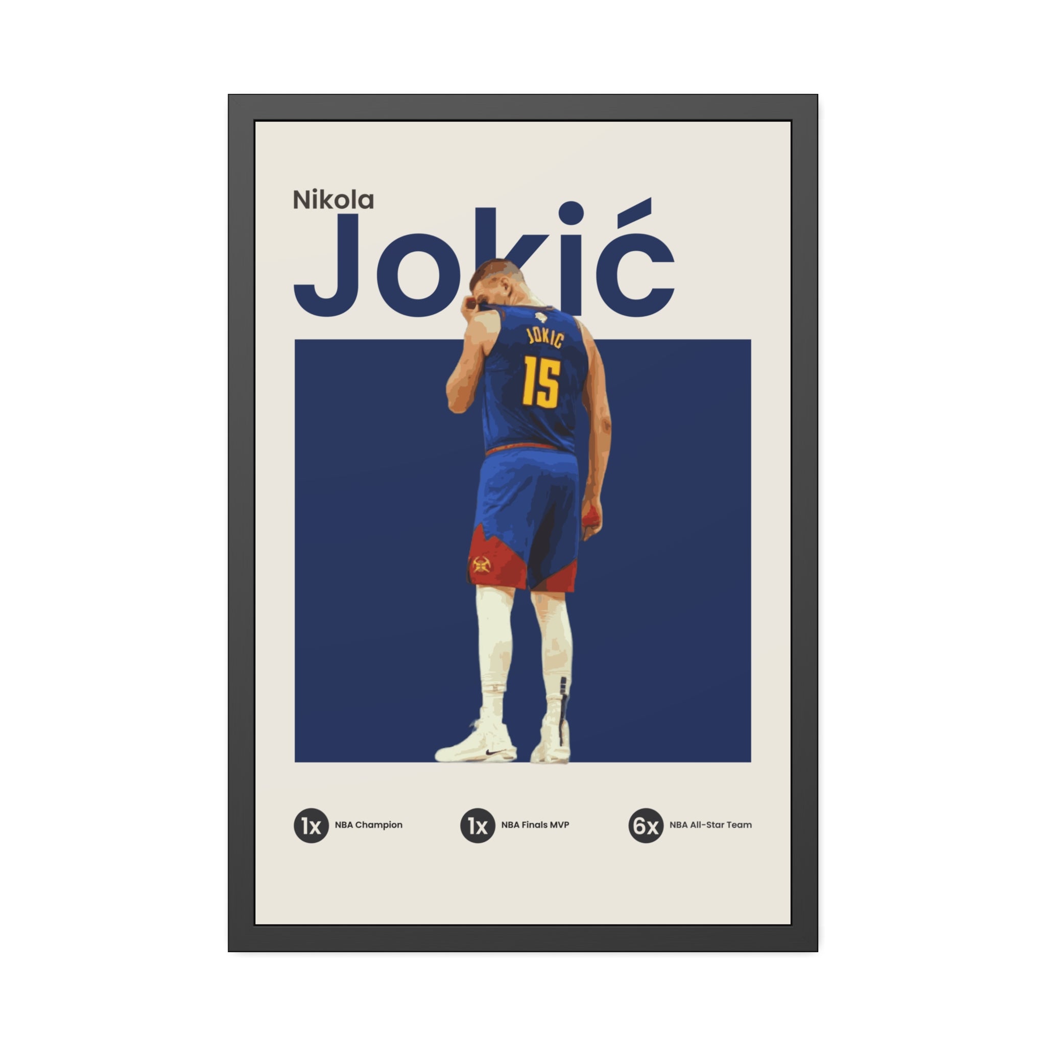 Nikola Jokić - Blue - OverPrints