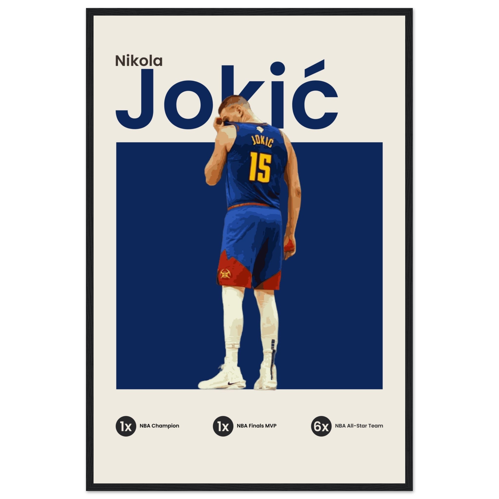 Nikola Jokić - Blue - OverPrints