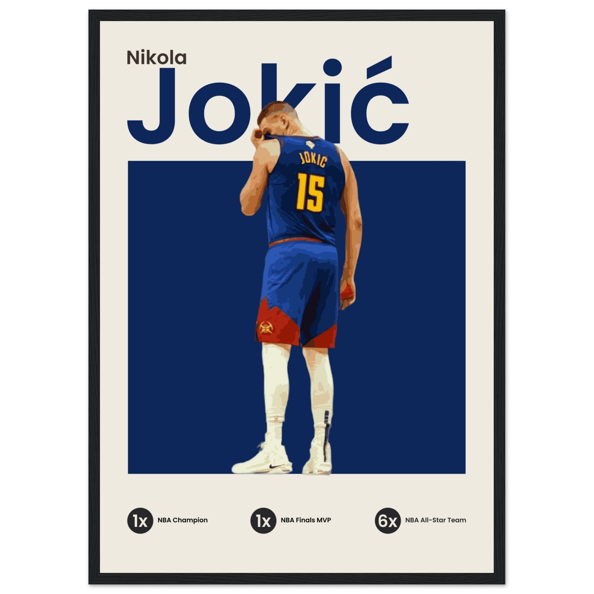 Nikola Jokić - Blue - OverPrints