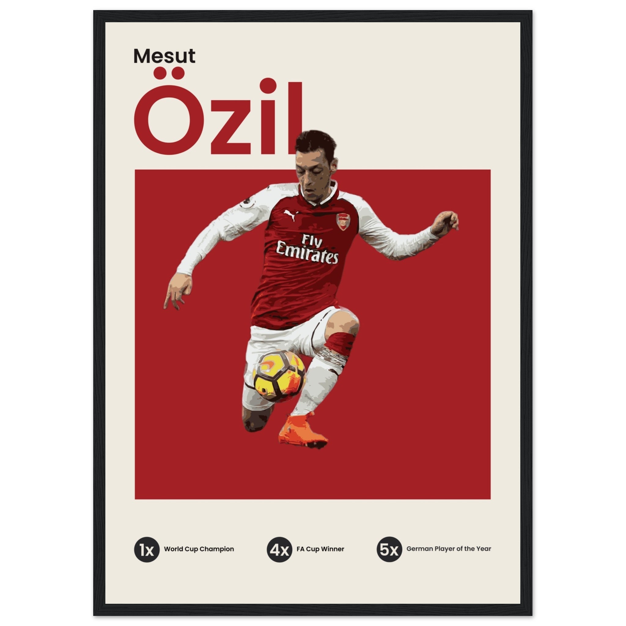 Özil - Red - OverPrints