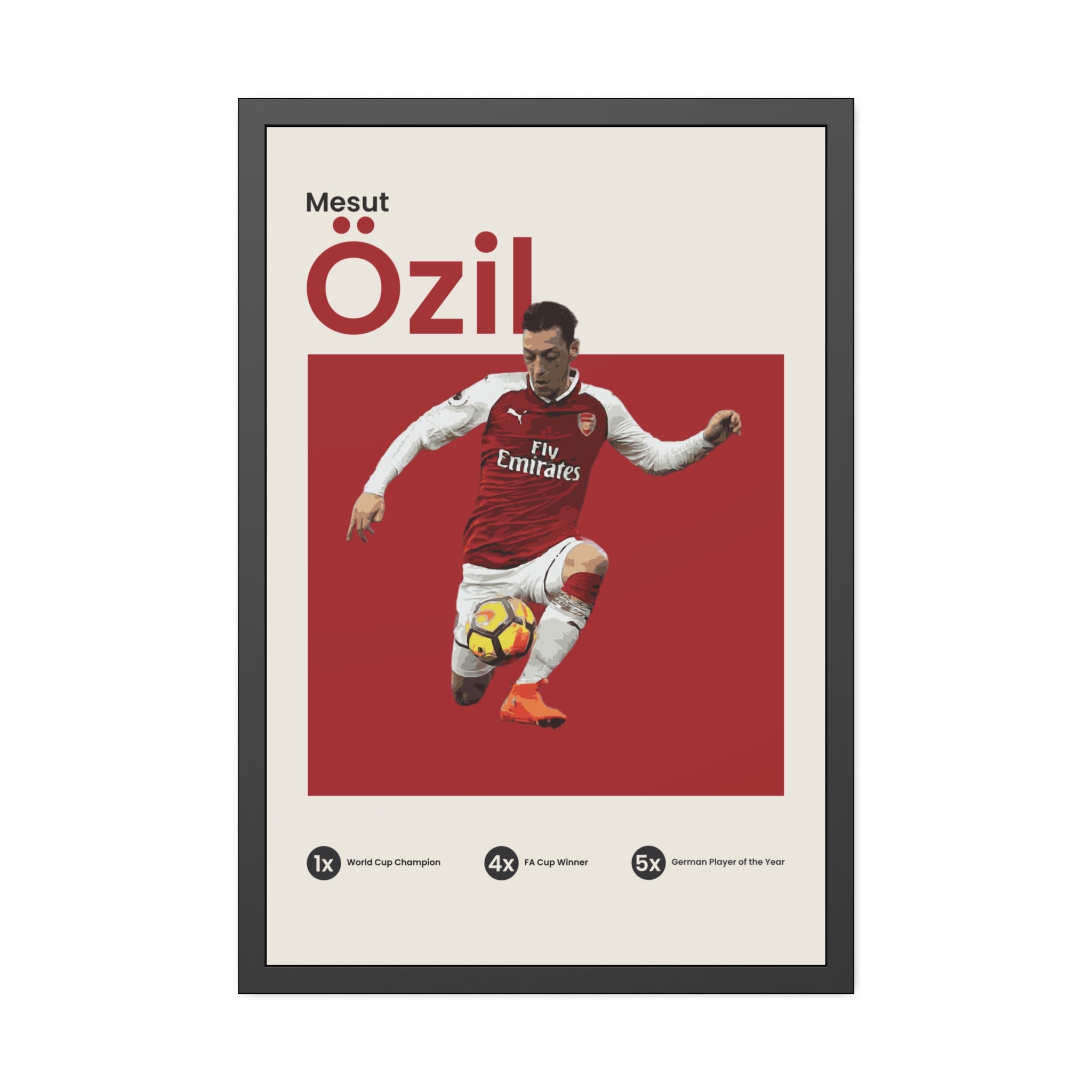 Özil - Red - OverPrints