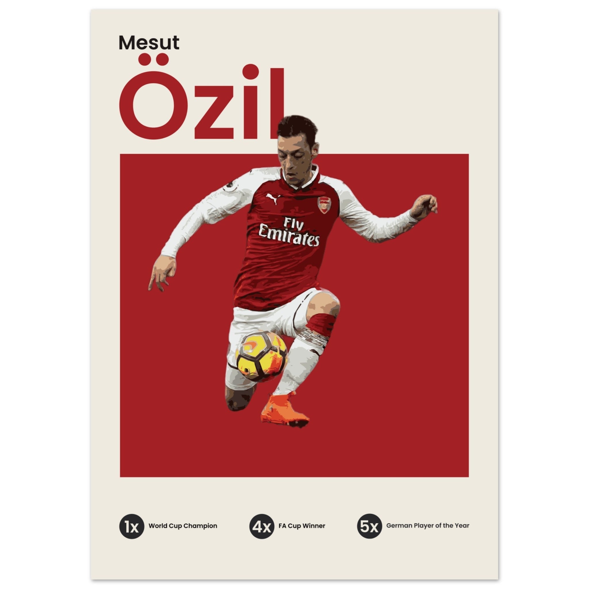 Özil - Red - OverPrints