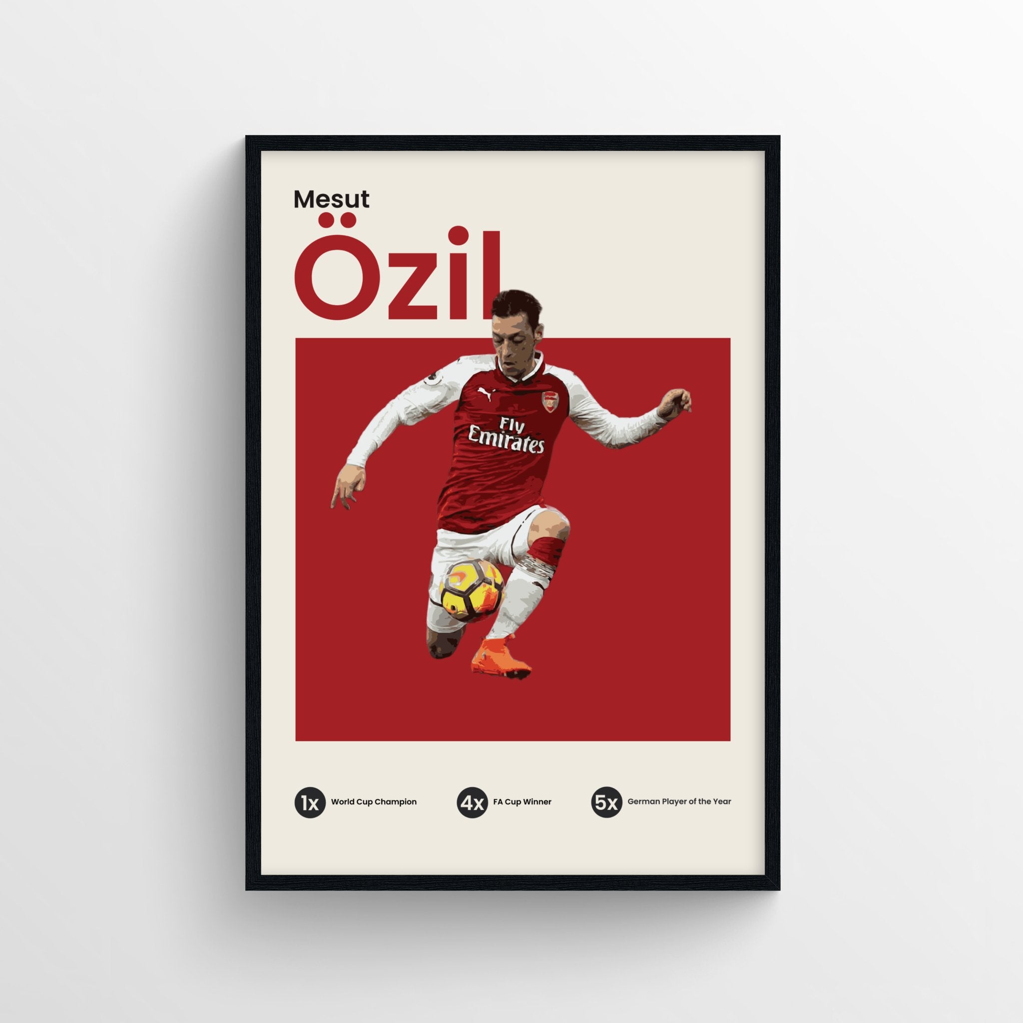 Özil - Red - OverPrints