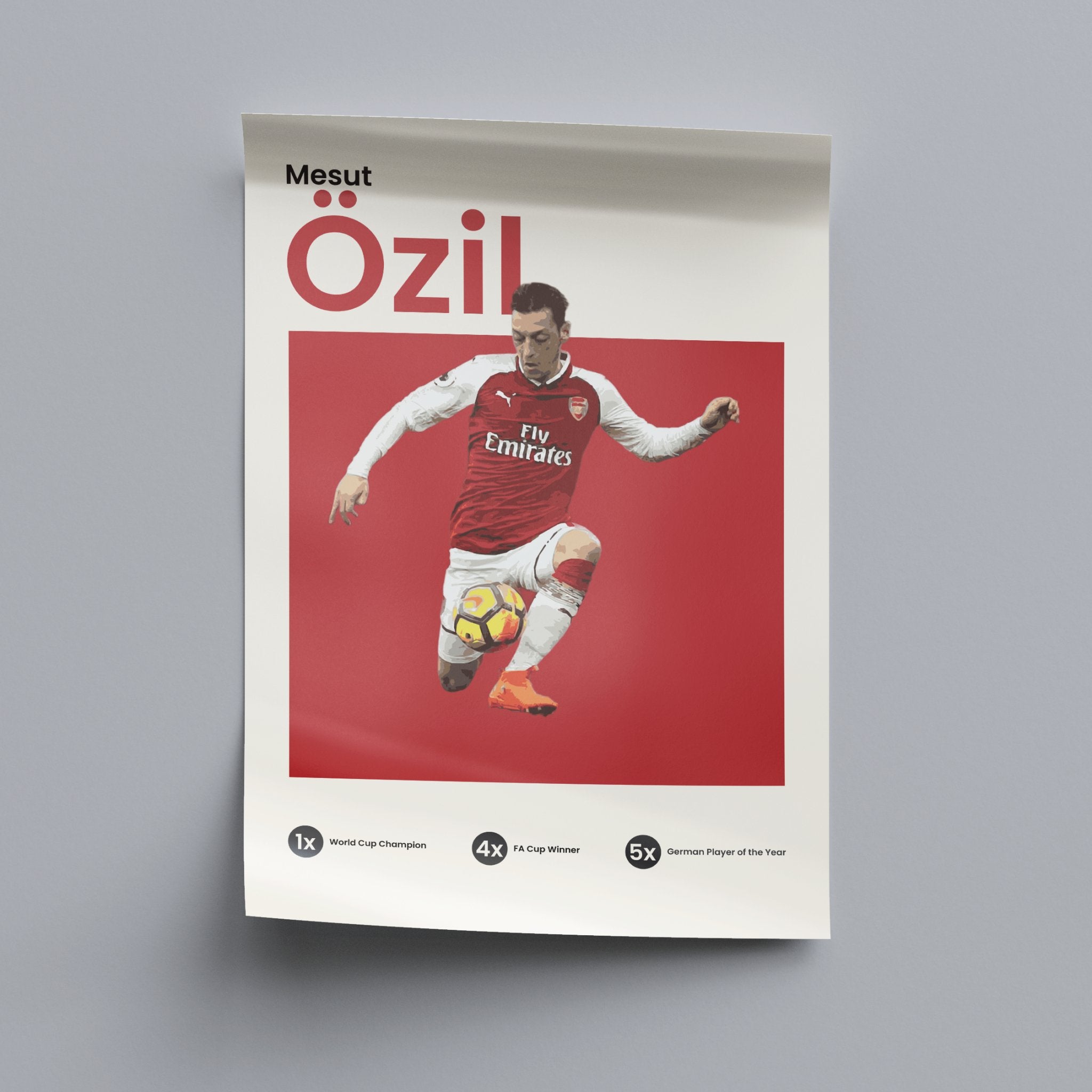 Özil - Red - OverPrints