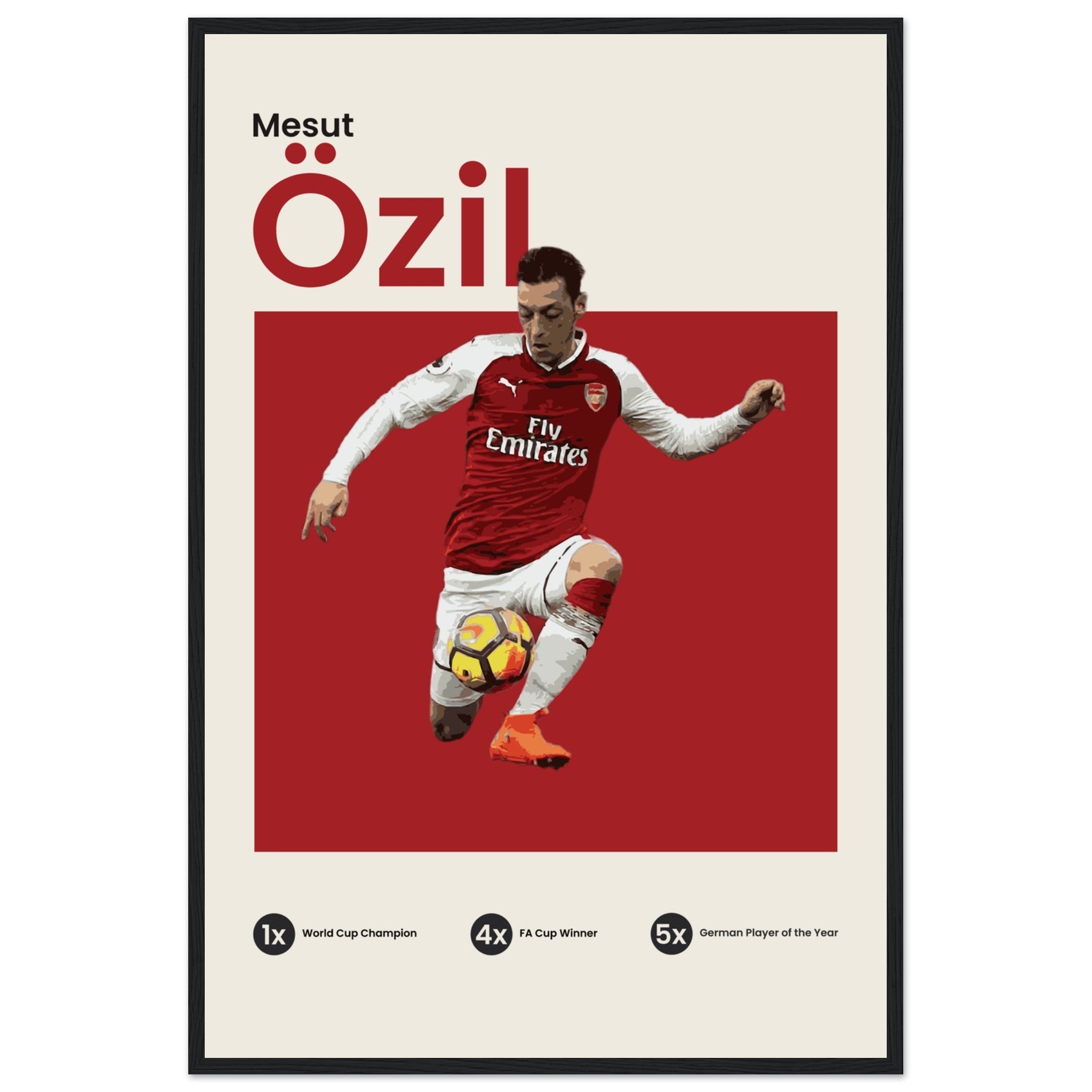 Özil - Red - OverPrints