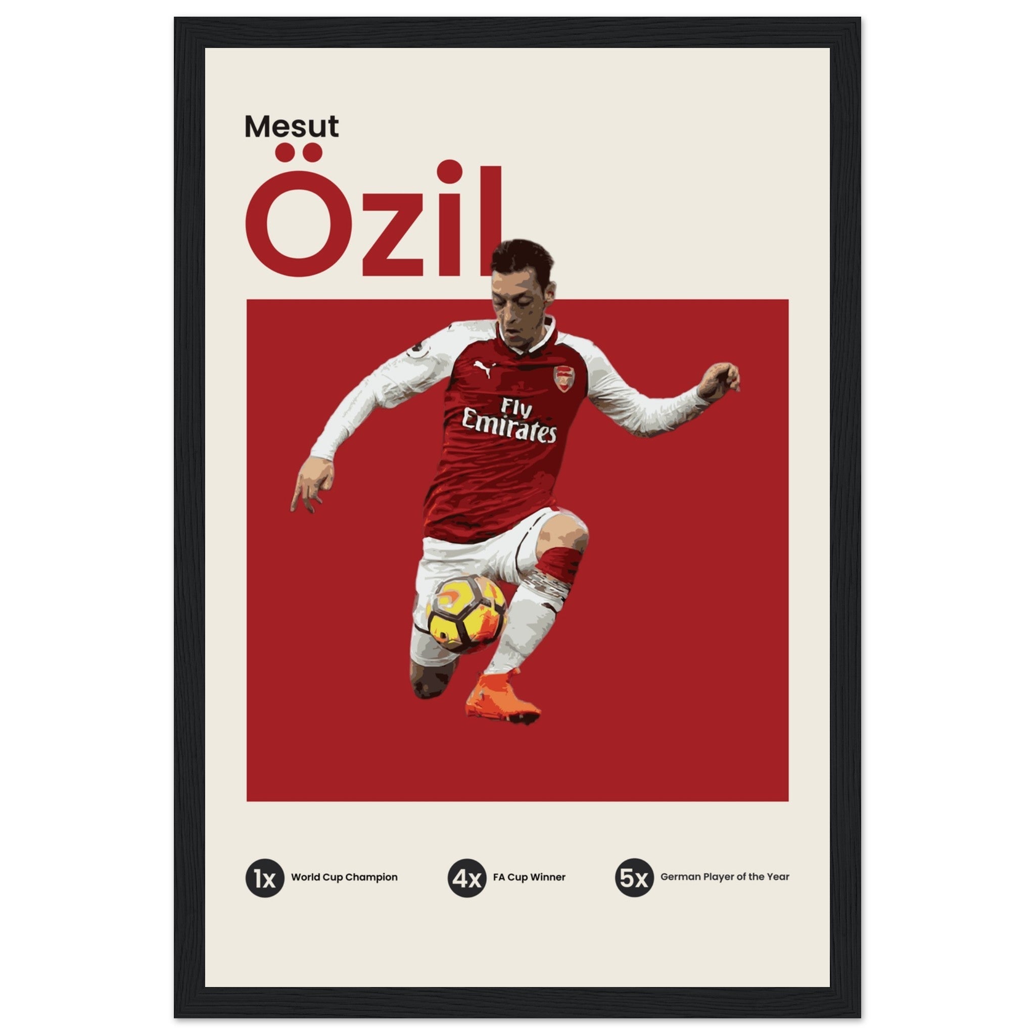 Özil - Red - OverPrints