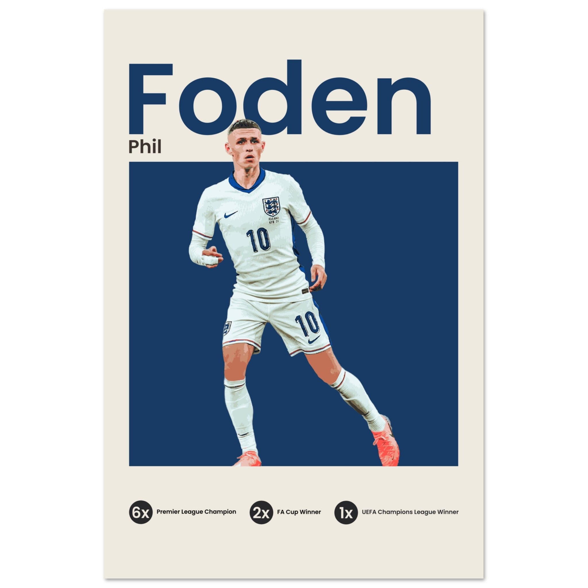 Phil Foden - Euro 2024 - OverPrints