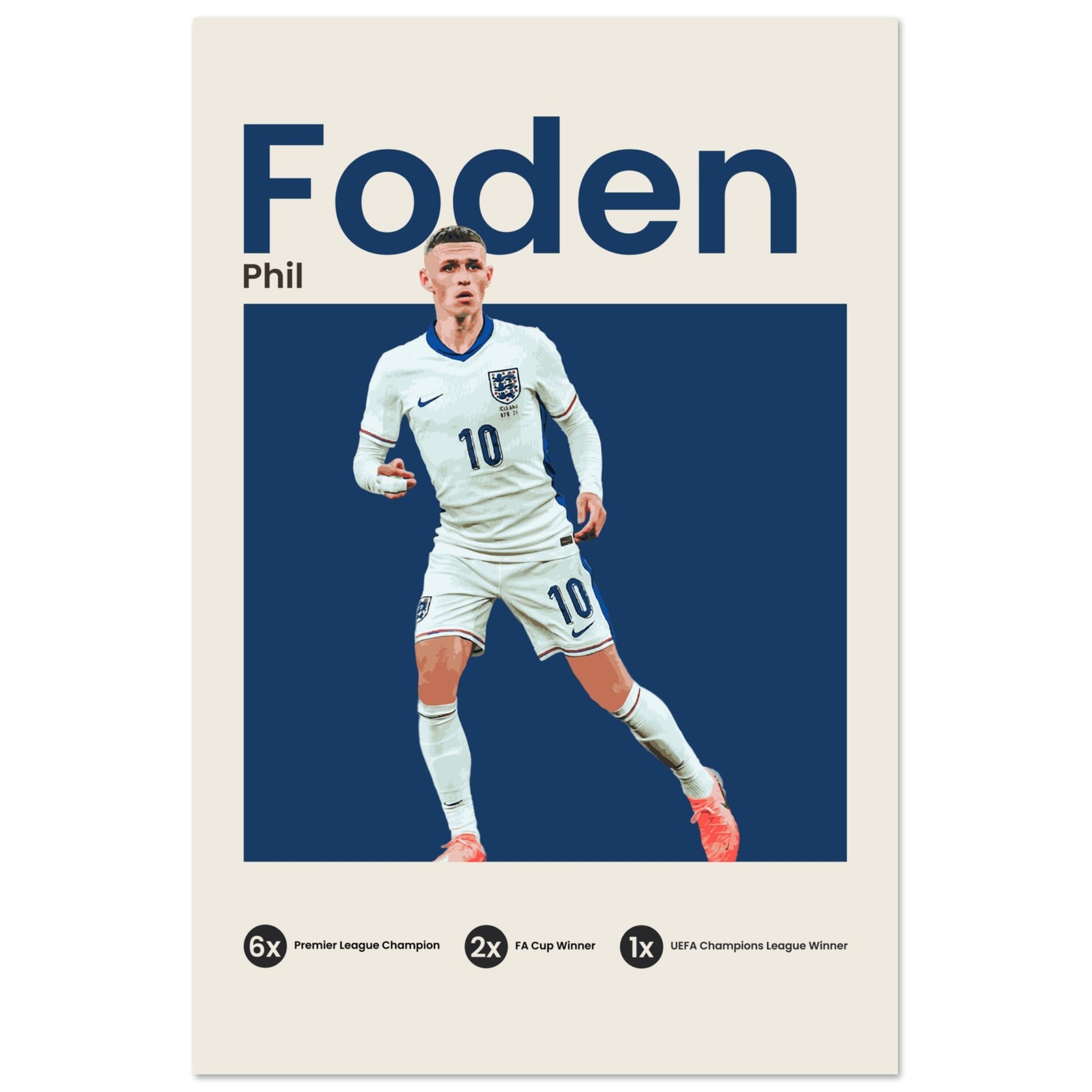 Phil Foden - Euro 2024 - OverPrints