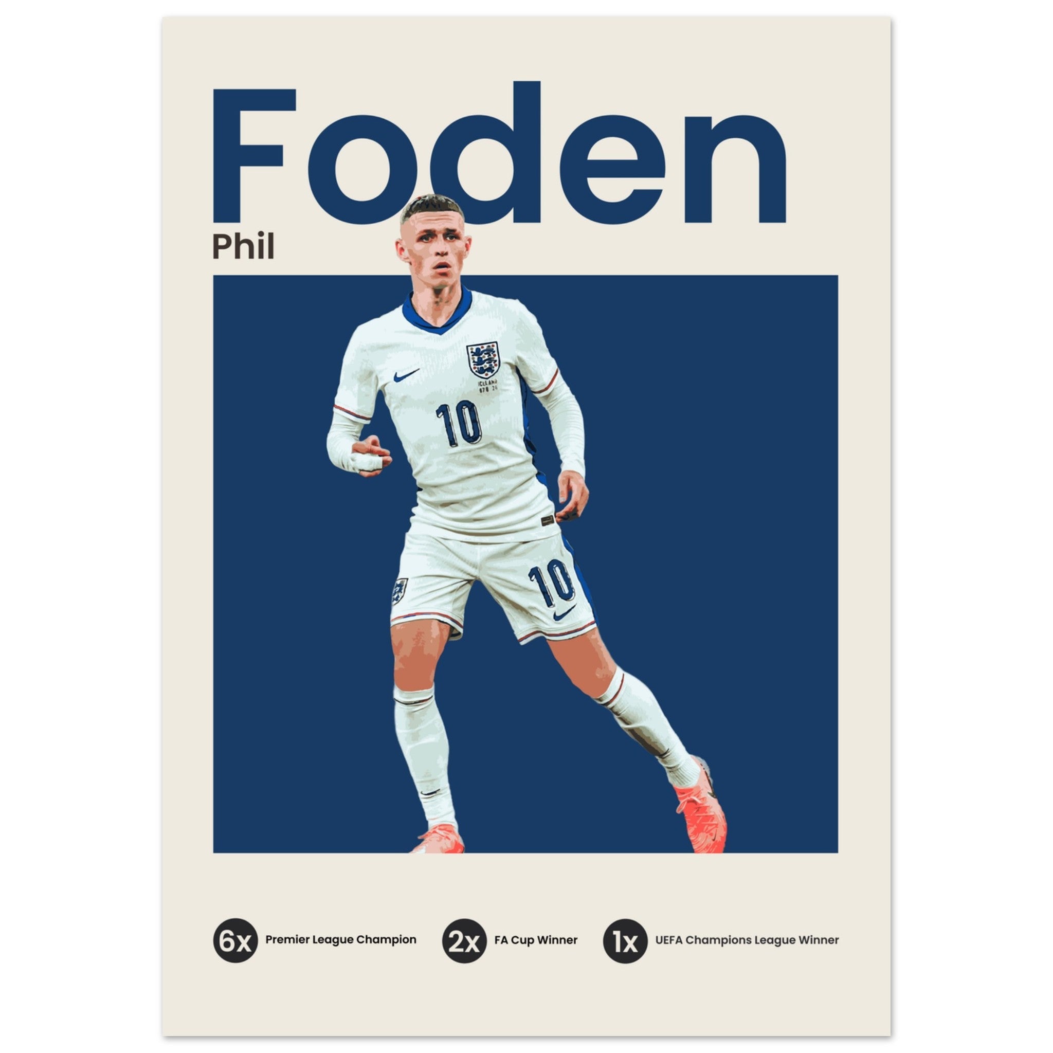 Phil Foden - Euro 2024 - OverPrints