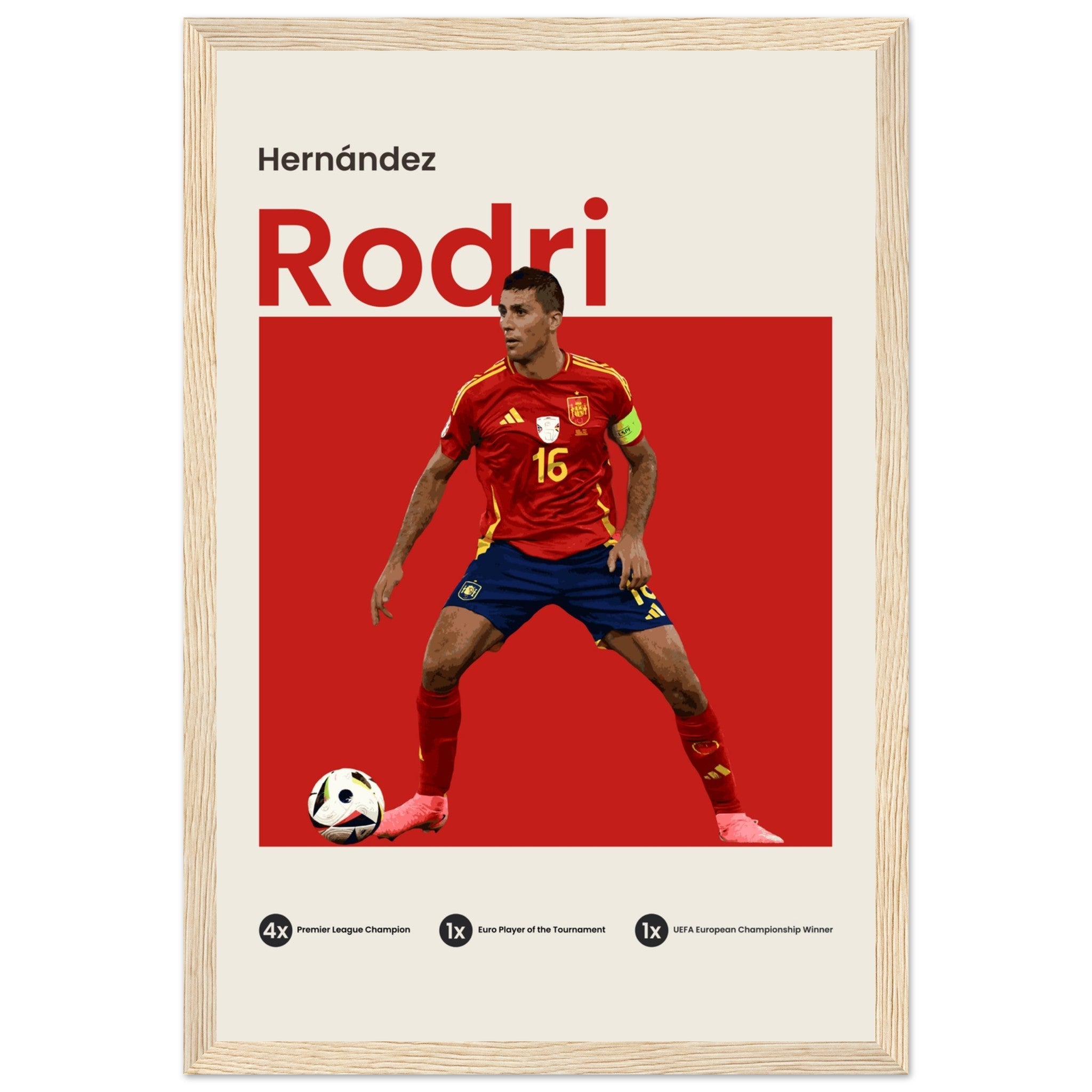 Rodri - Euro 2024 - OverPrints