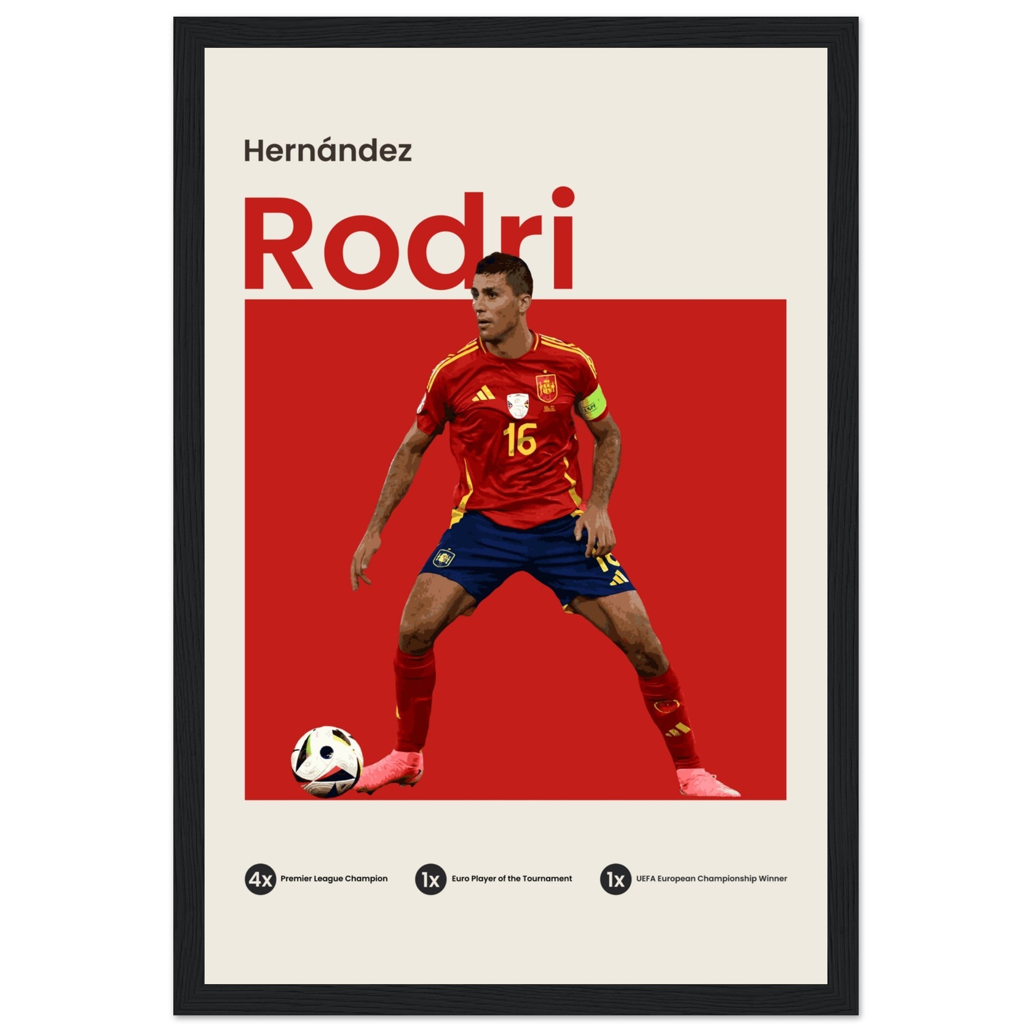 Rodri - Euro 2024 - OverPrints