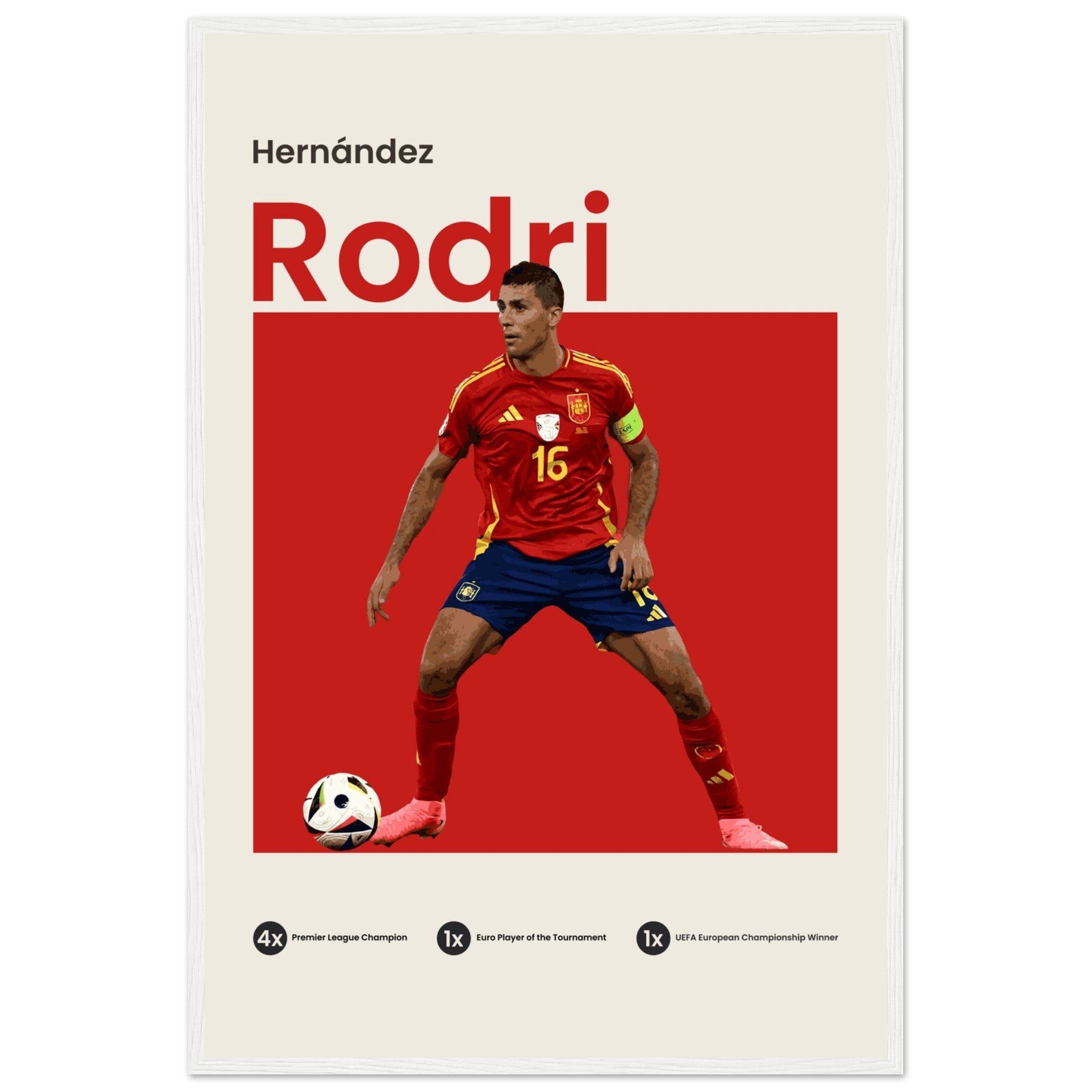 Rodri - Euro 2024 - OverPrints